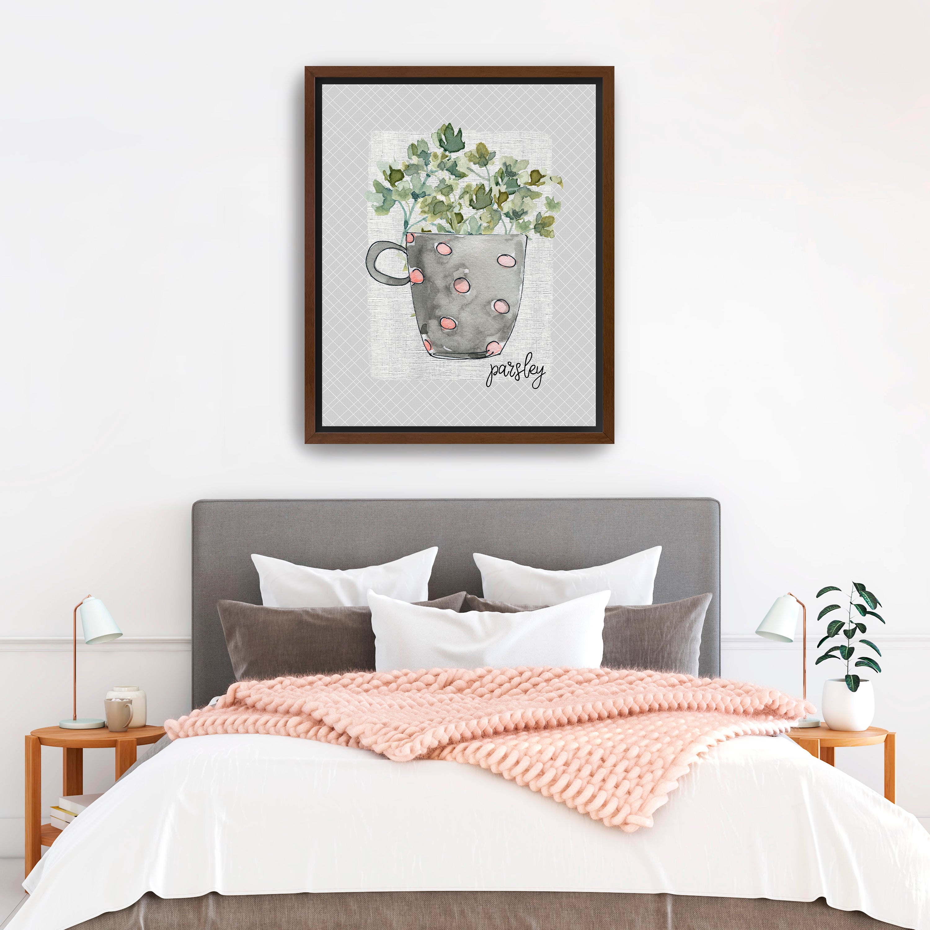 Herbs & Wildflowers Parsley Canvas Giclee