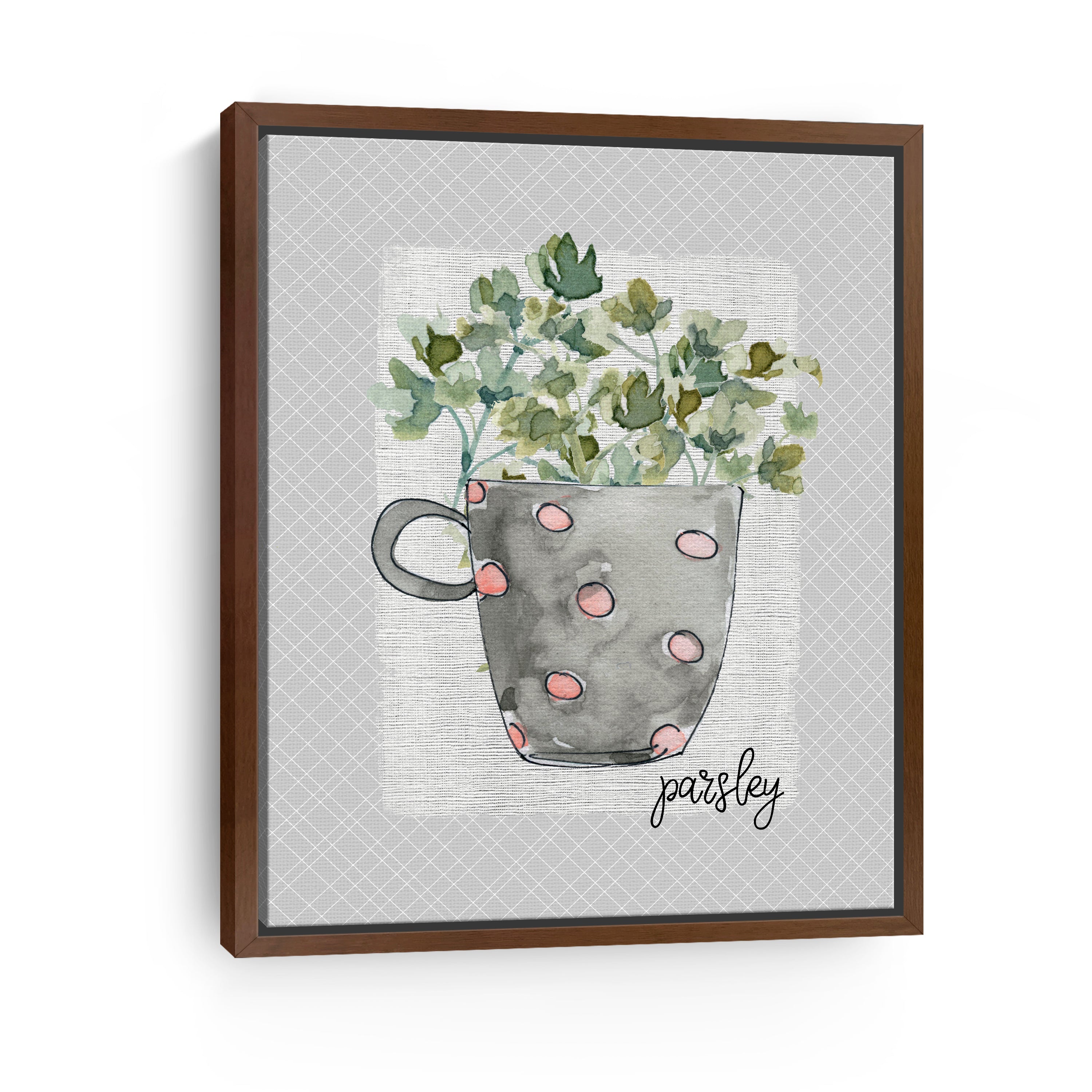 Herbs & Wildflowers Parsley Canvas Giclee