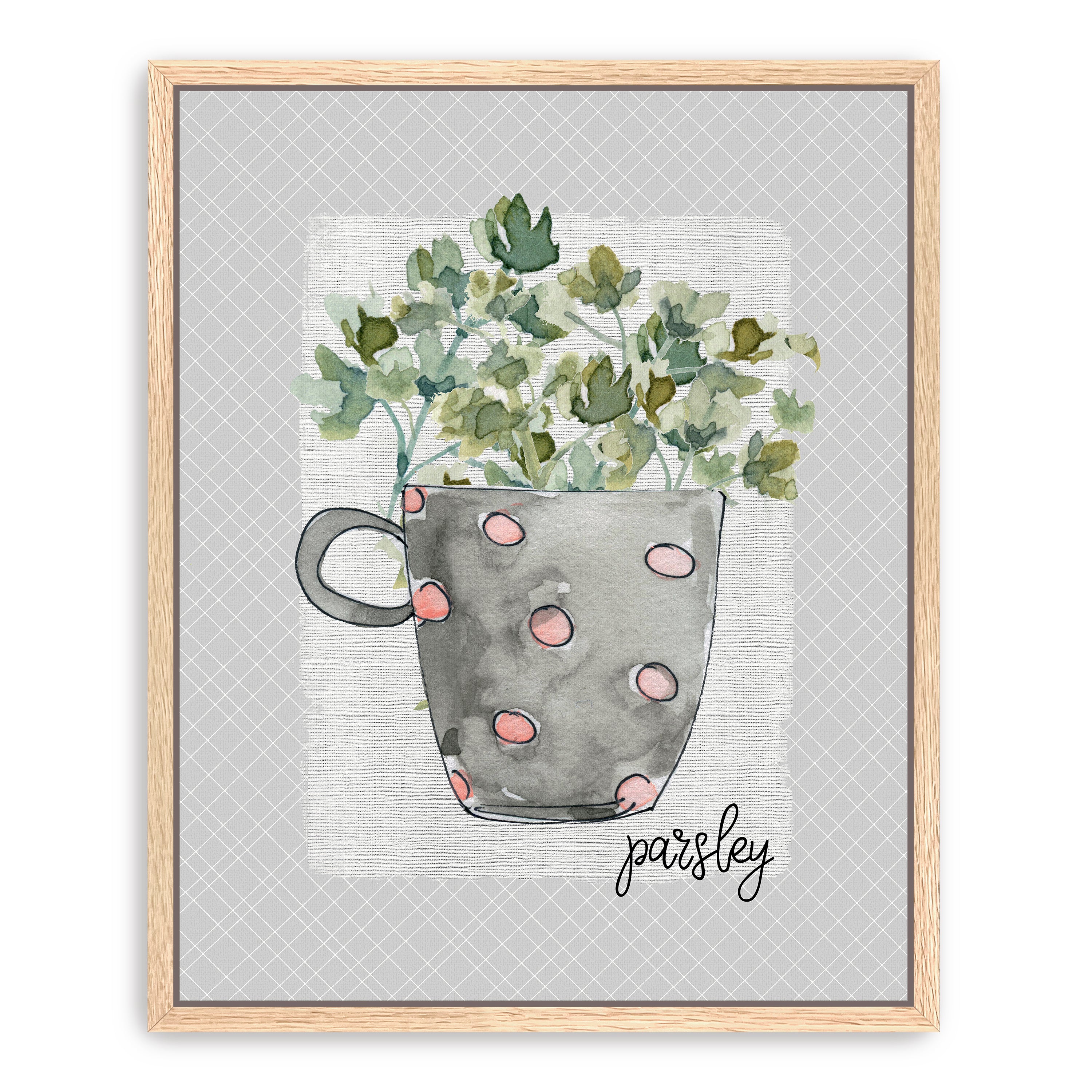Herbs & Wildflowers Parsley Canvas Giclee