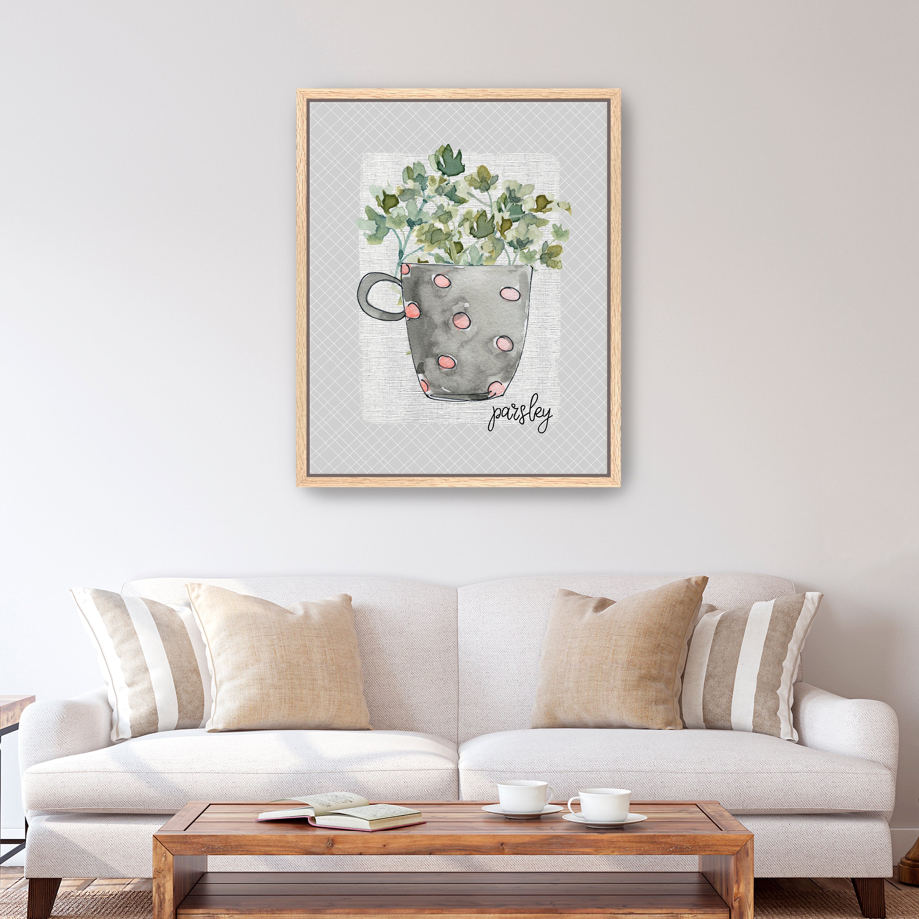 Herbs & Wildflowers Parsley Canvas Giclee