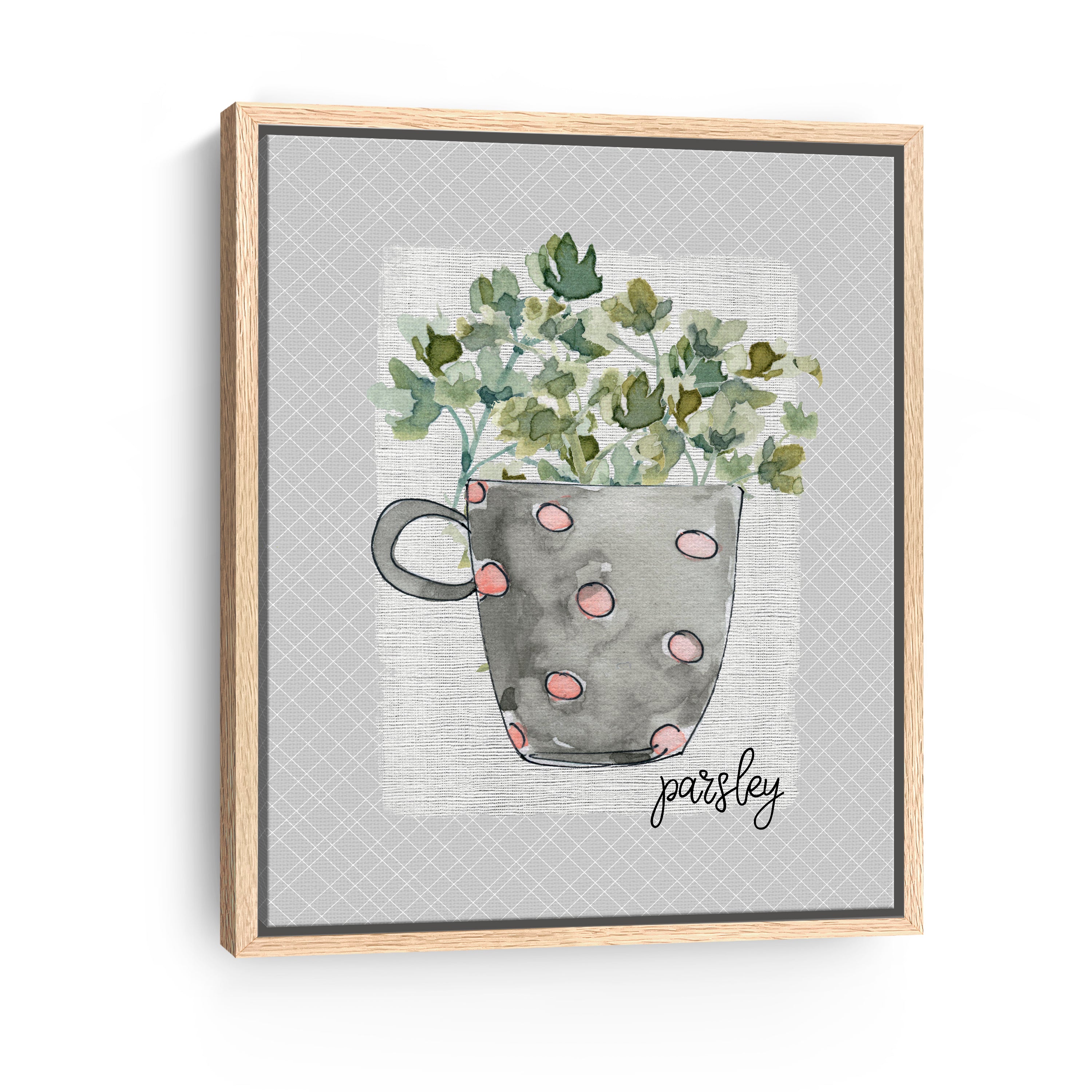 Herbs & Wildflowers Parsley Canvas Giclee