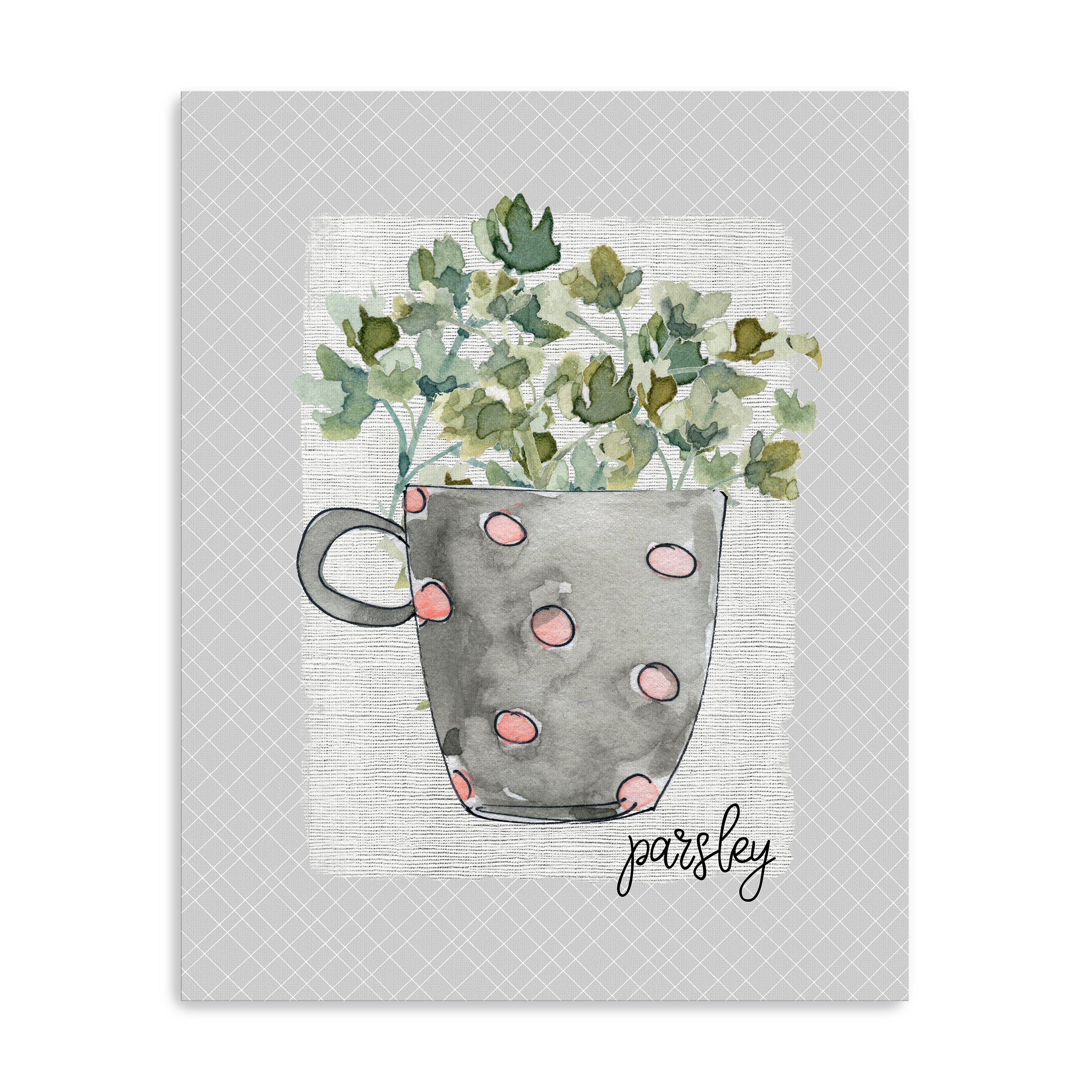 Herbs & Wildflowers Parsley Canvas Giclee
