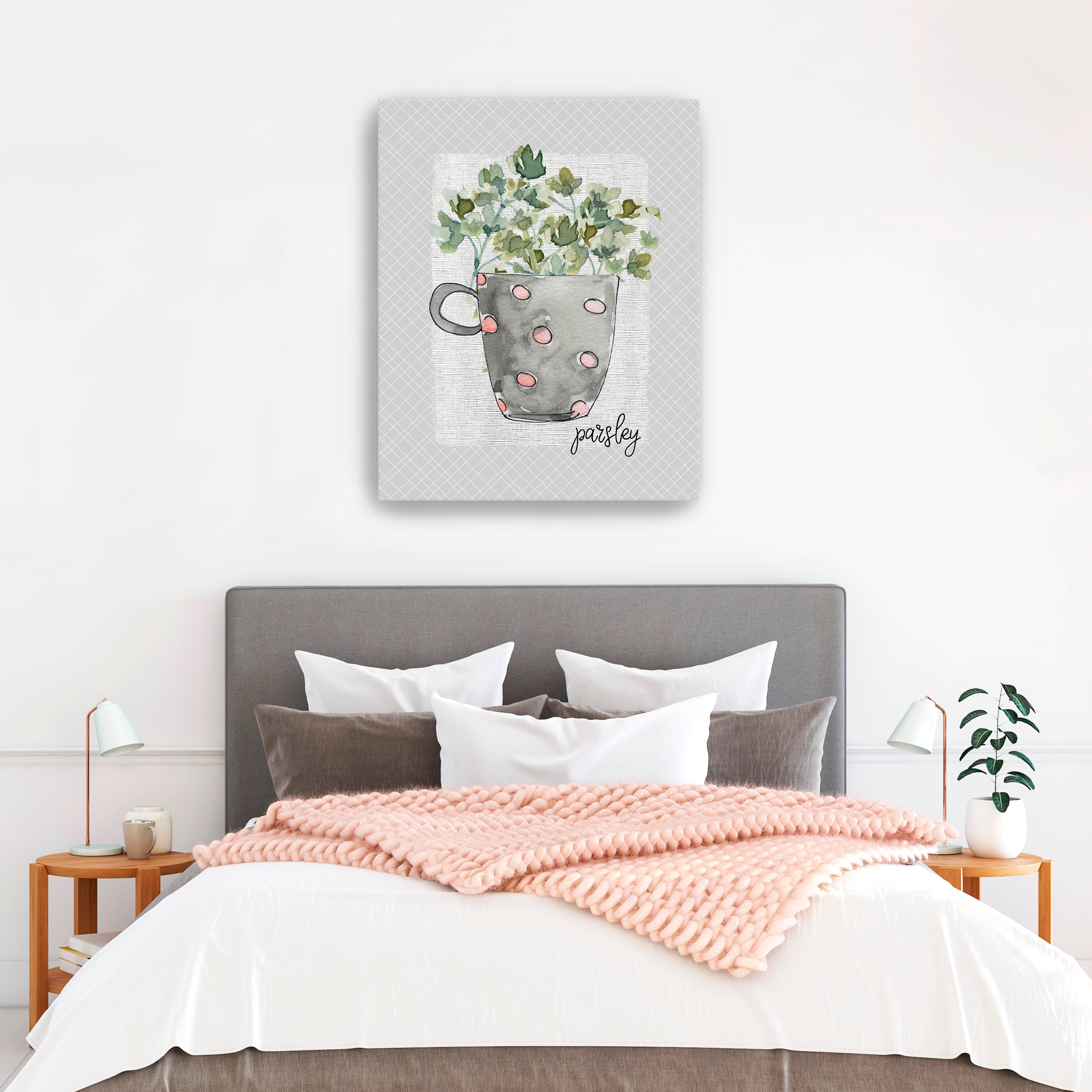 Herbs & Wildflowers Parsley Canvas Giclee