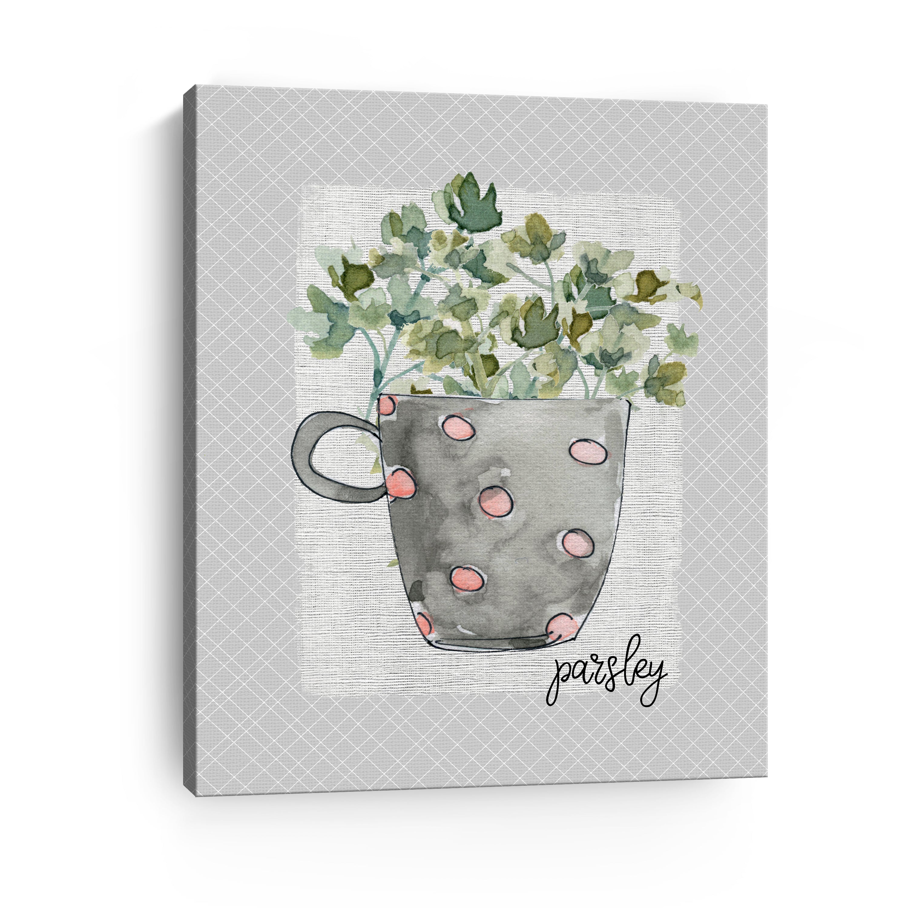 Herbs & Wildflowers Parsley Canvas Giclee