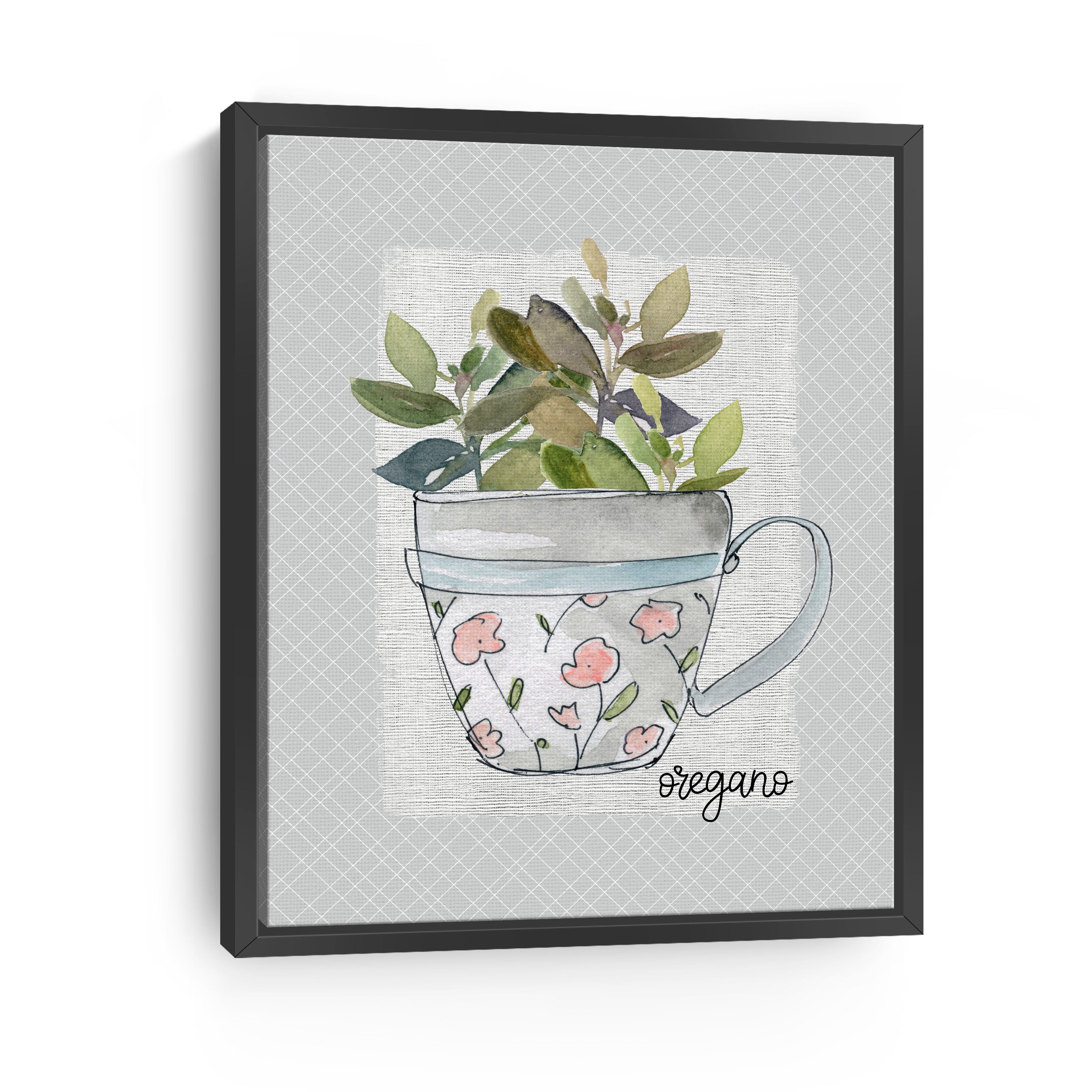 Herbs & Wildflowers Oregano Canvas Giclee