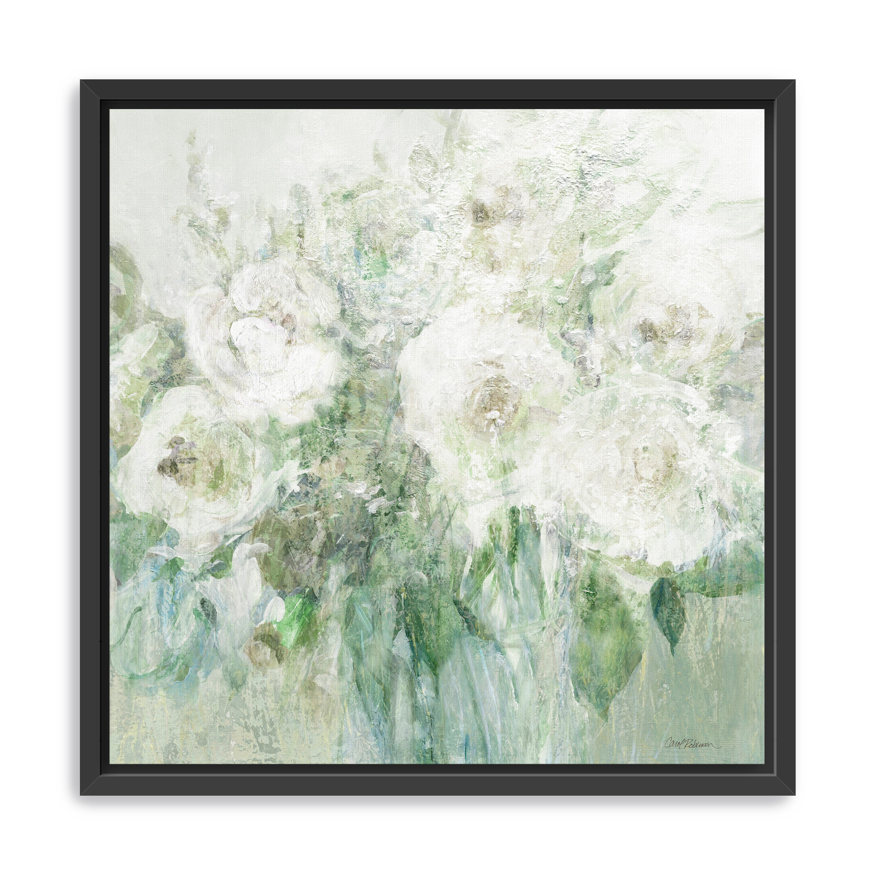Muted White Blooms II Canvas Giclee