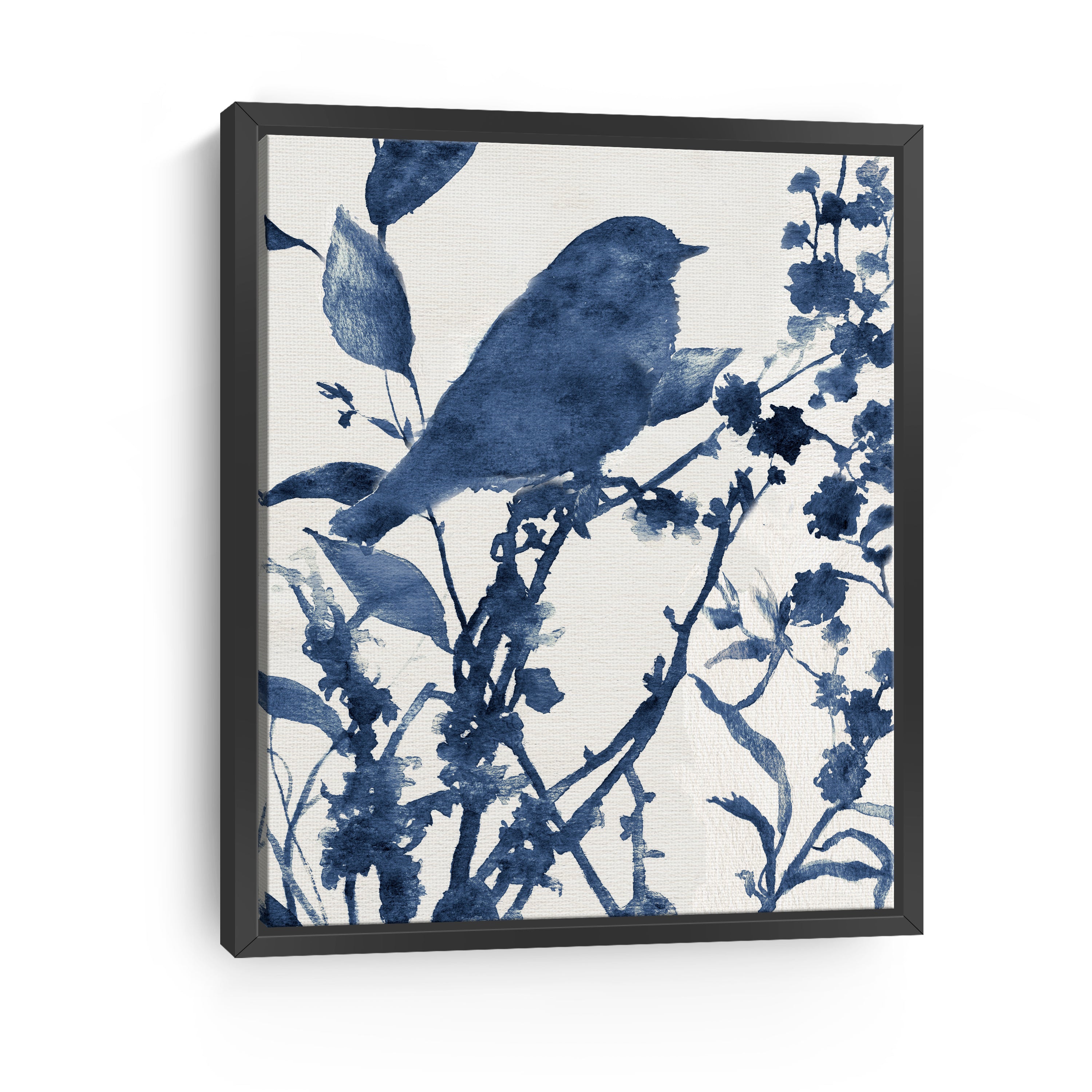 Bluebird Silhouette III Canvas Giclee