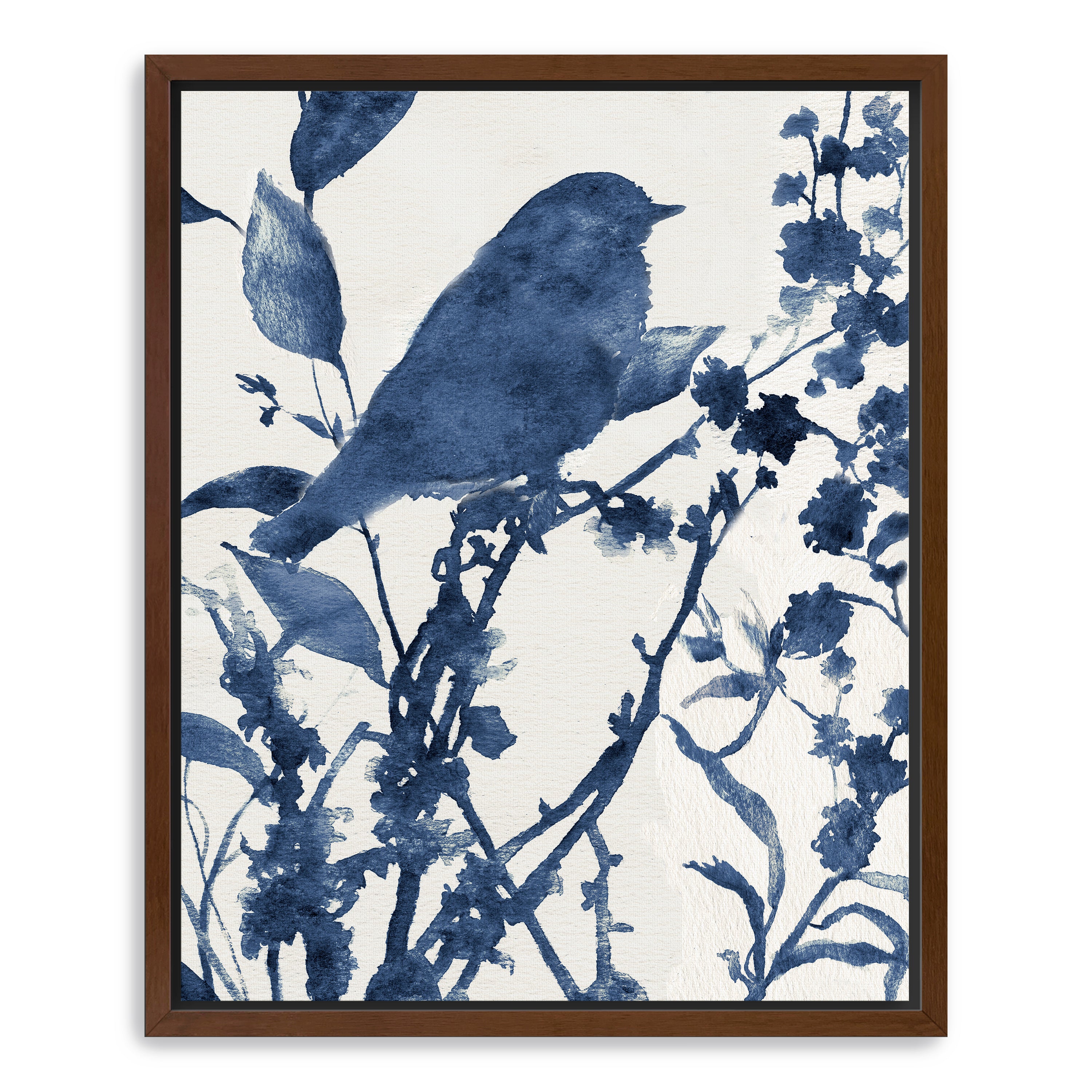 Bluebird Silhouette III Canvas Giclee