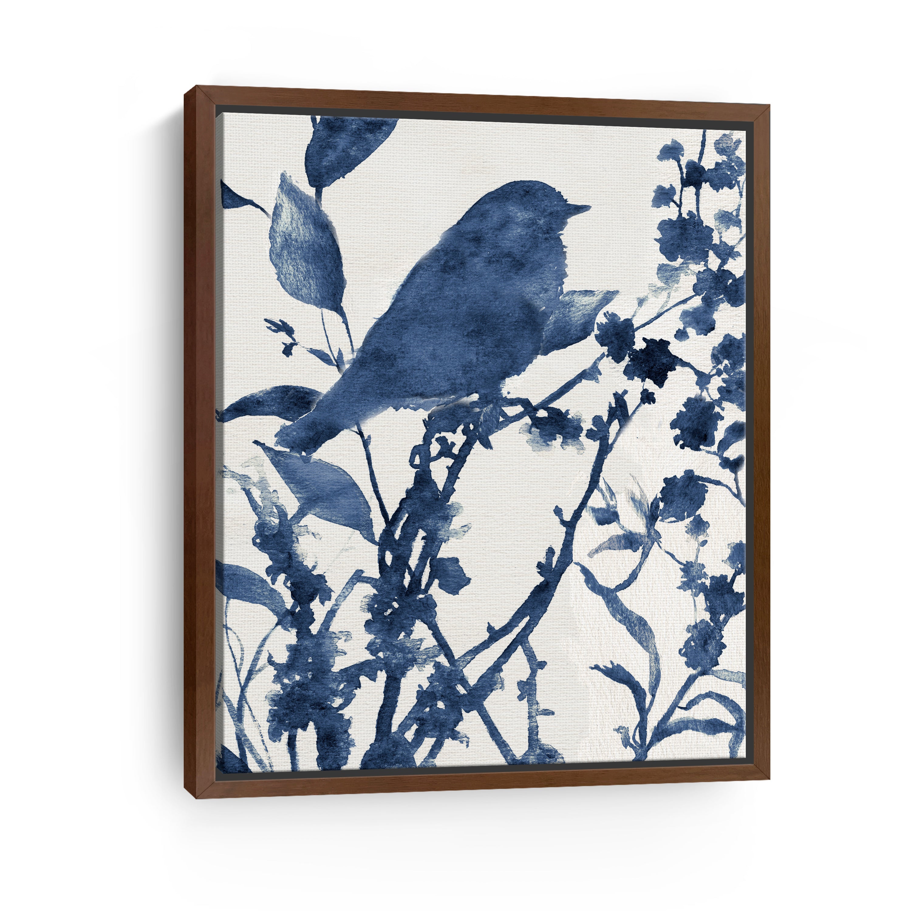 Bluebird Silhouette III Canvas Giclee