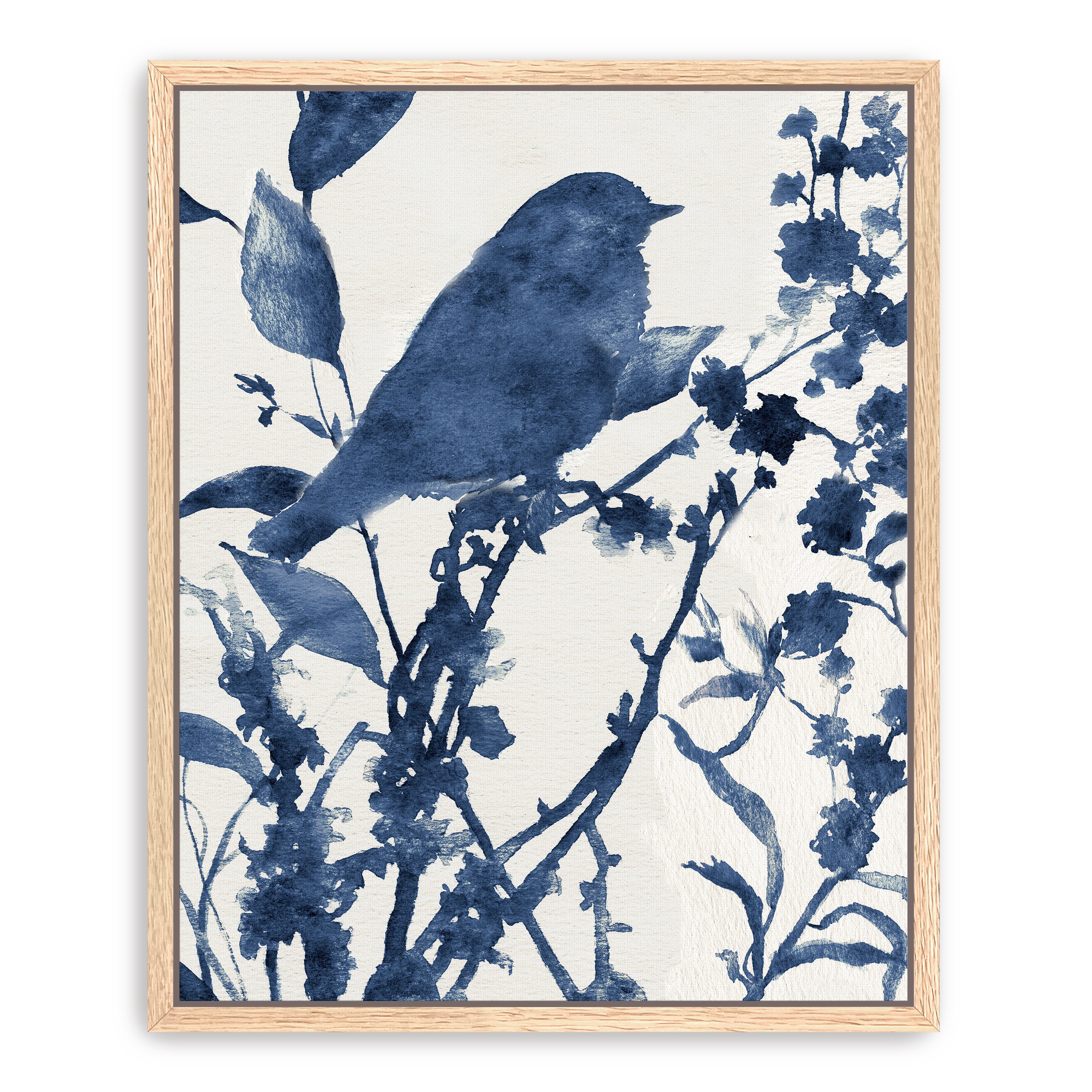 Bluebird Silhouette III Canvas Giclee