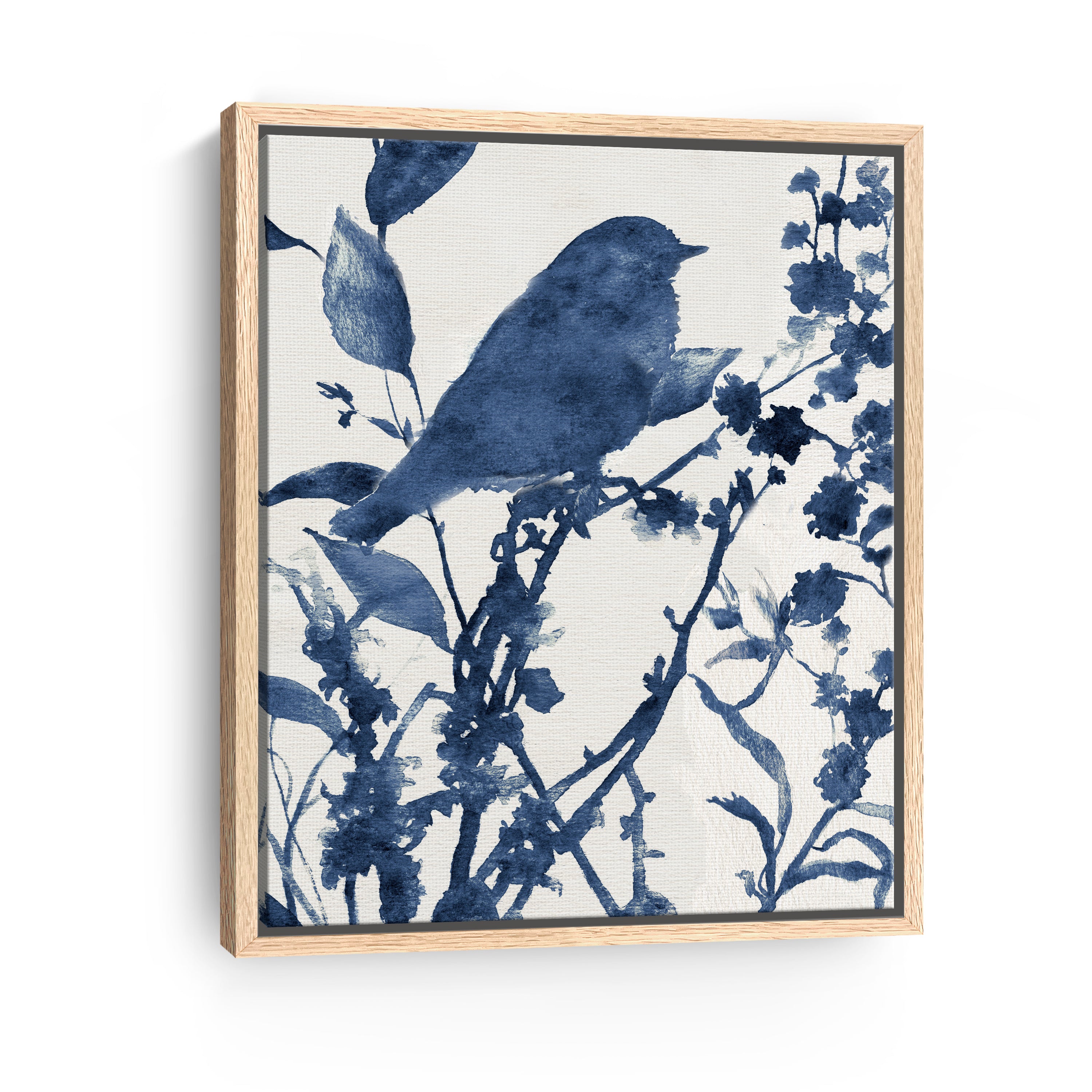 Bluebird Silhouette III Canvas Giclee