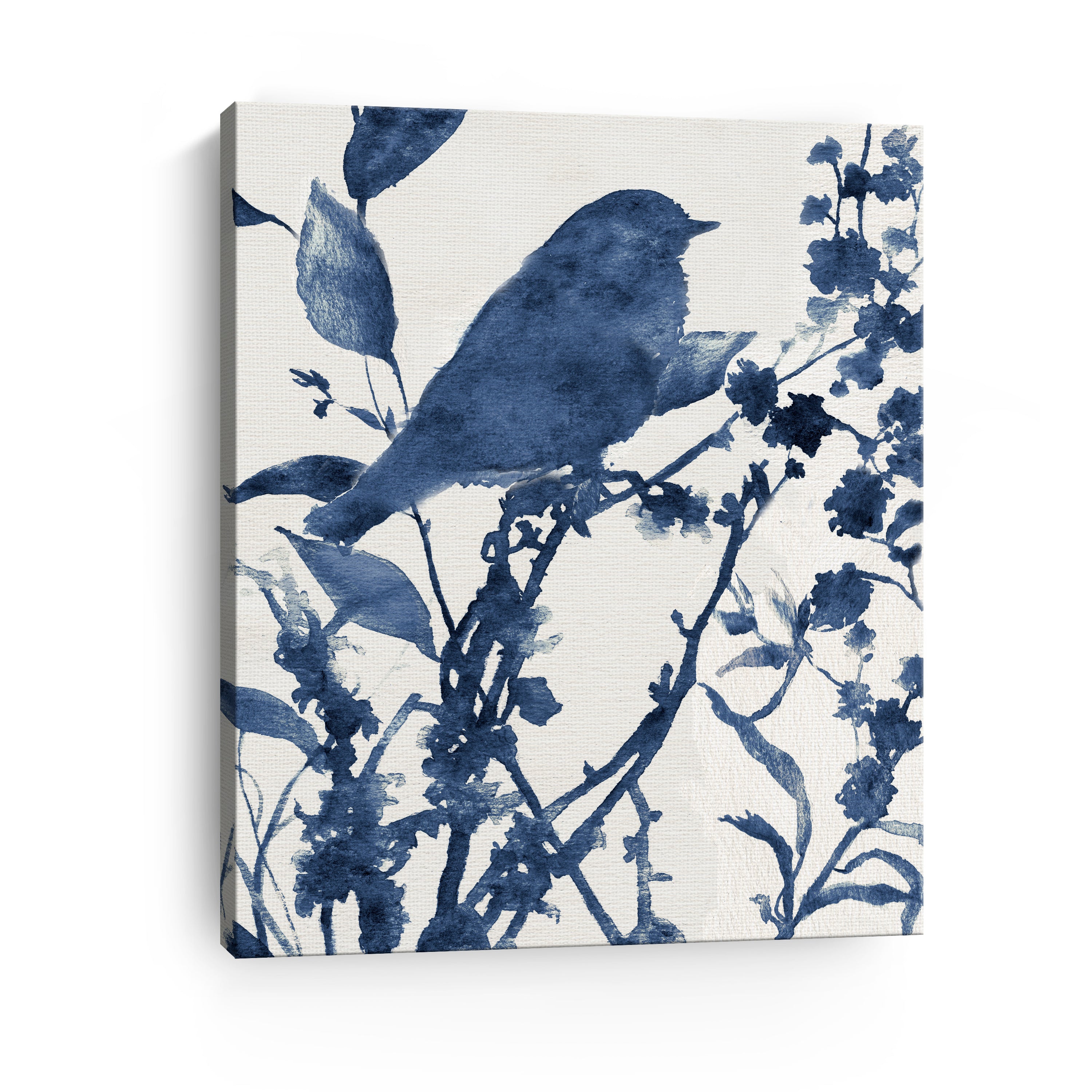 Bluebird Silhouette III Canvas Giclee