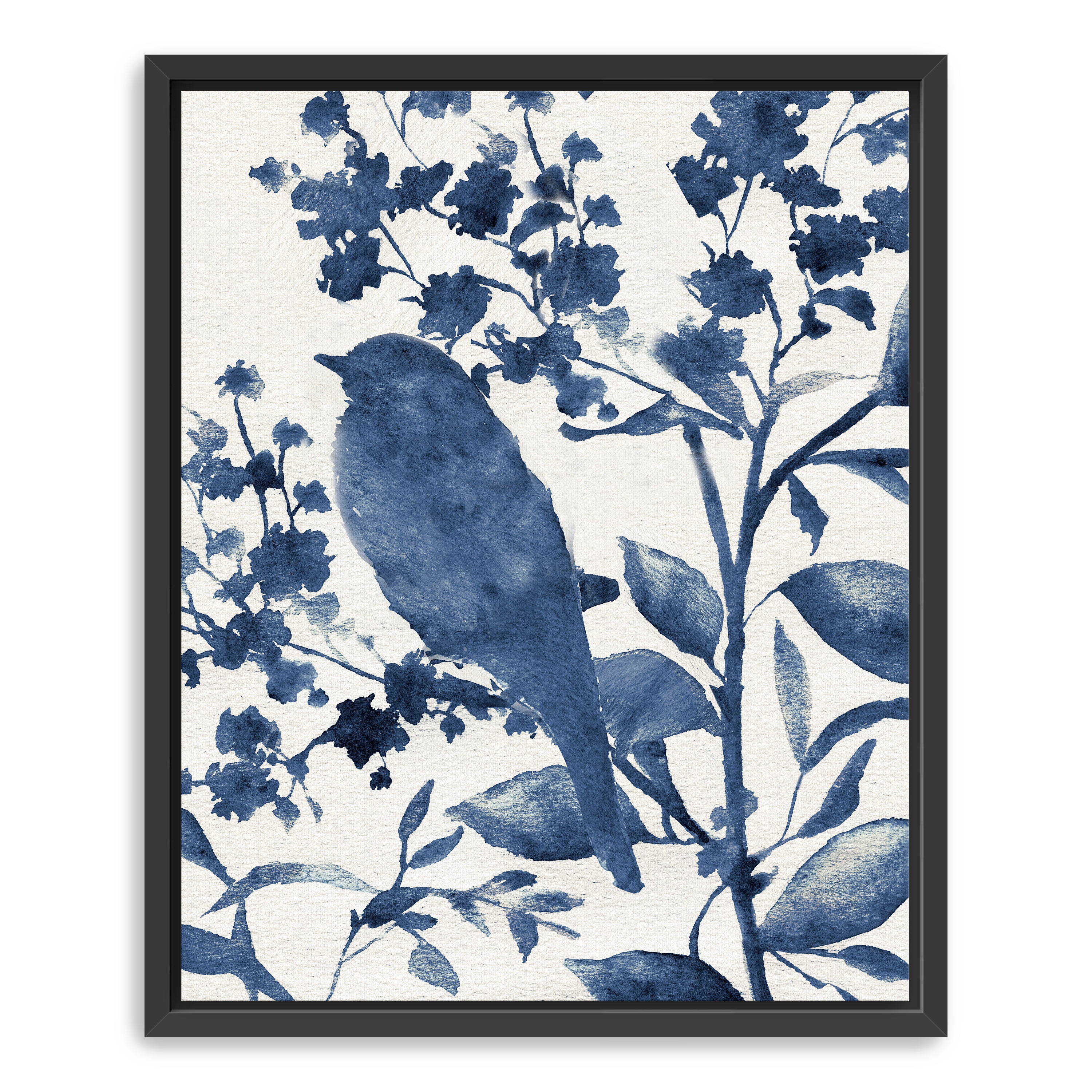 Bluebird Silhouette IV Canvas Giclee