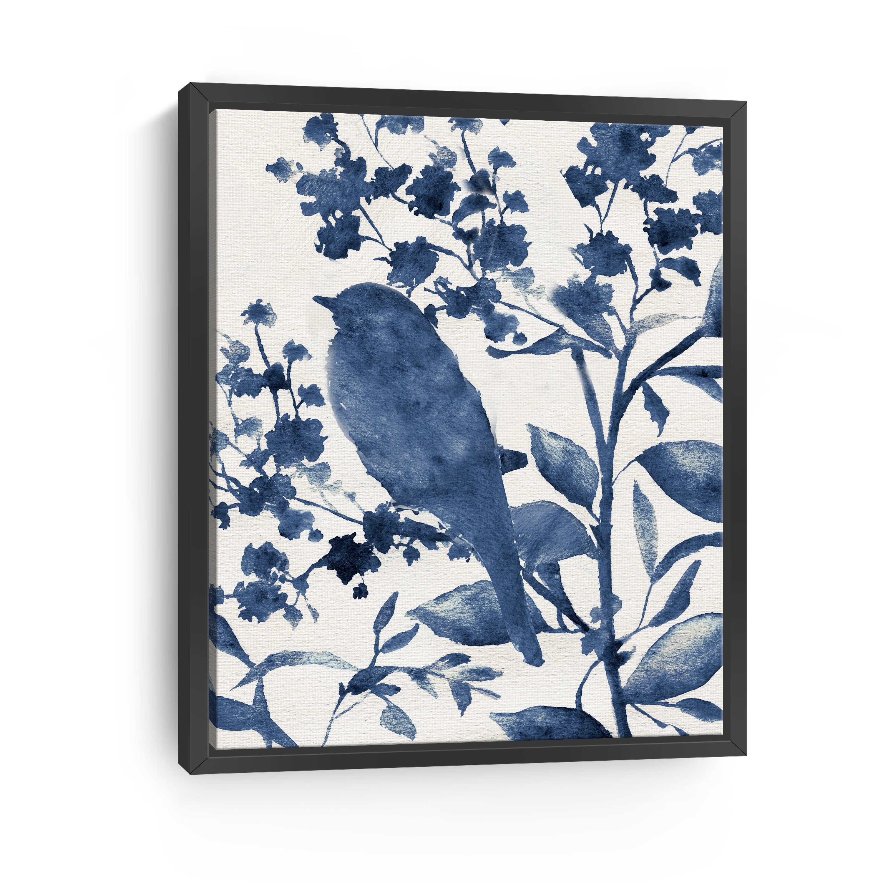 Bluebird Silhouette IV Canvas Giclee