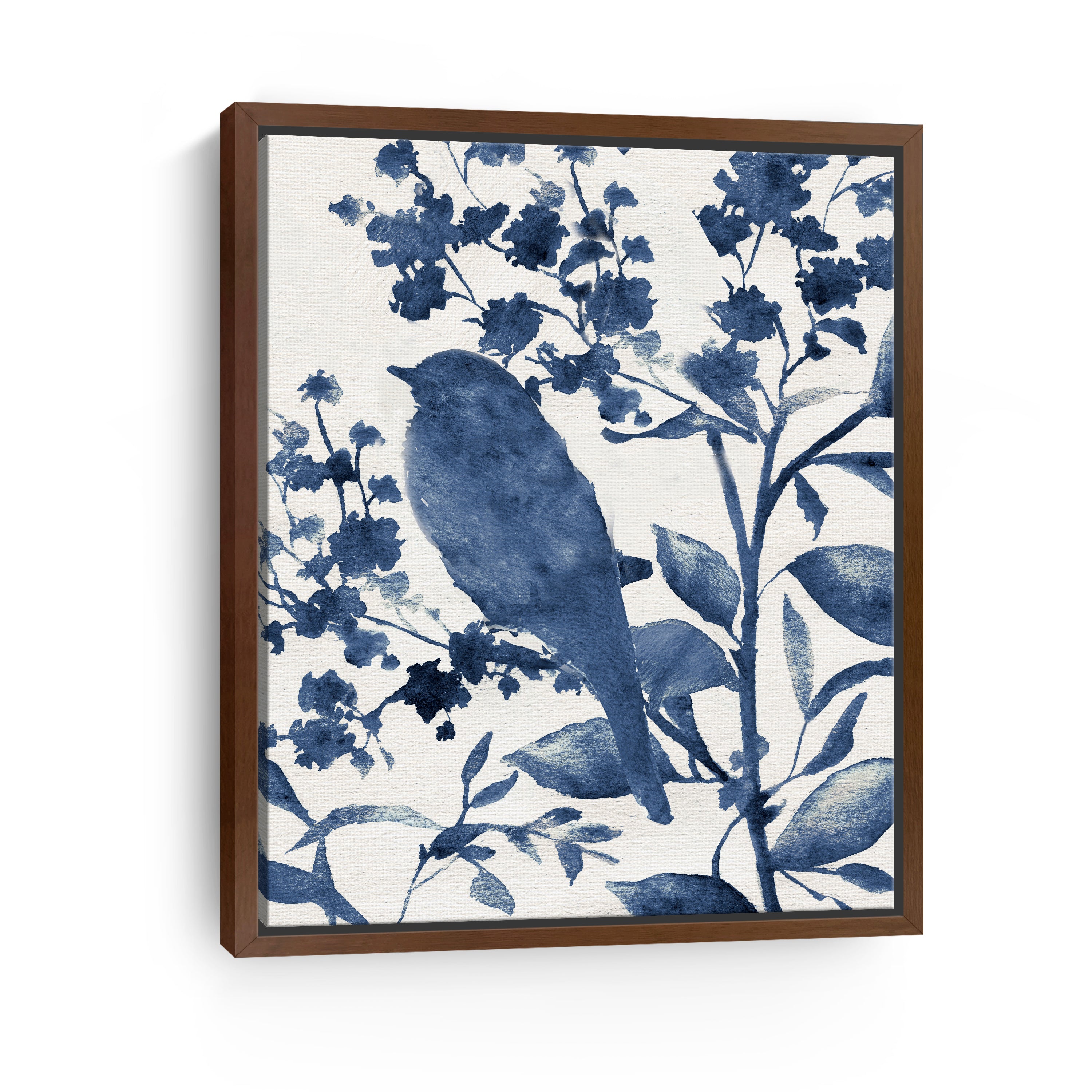 Bluebird Silhouette IV Canvas Giclee