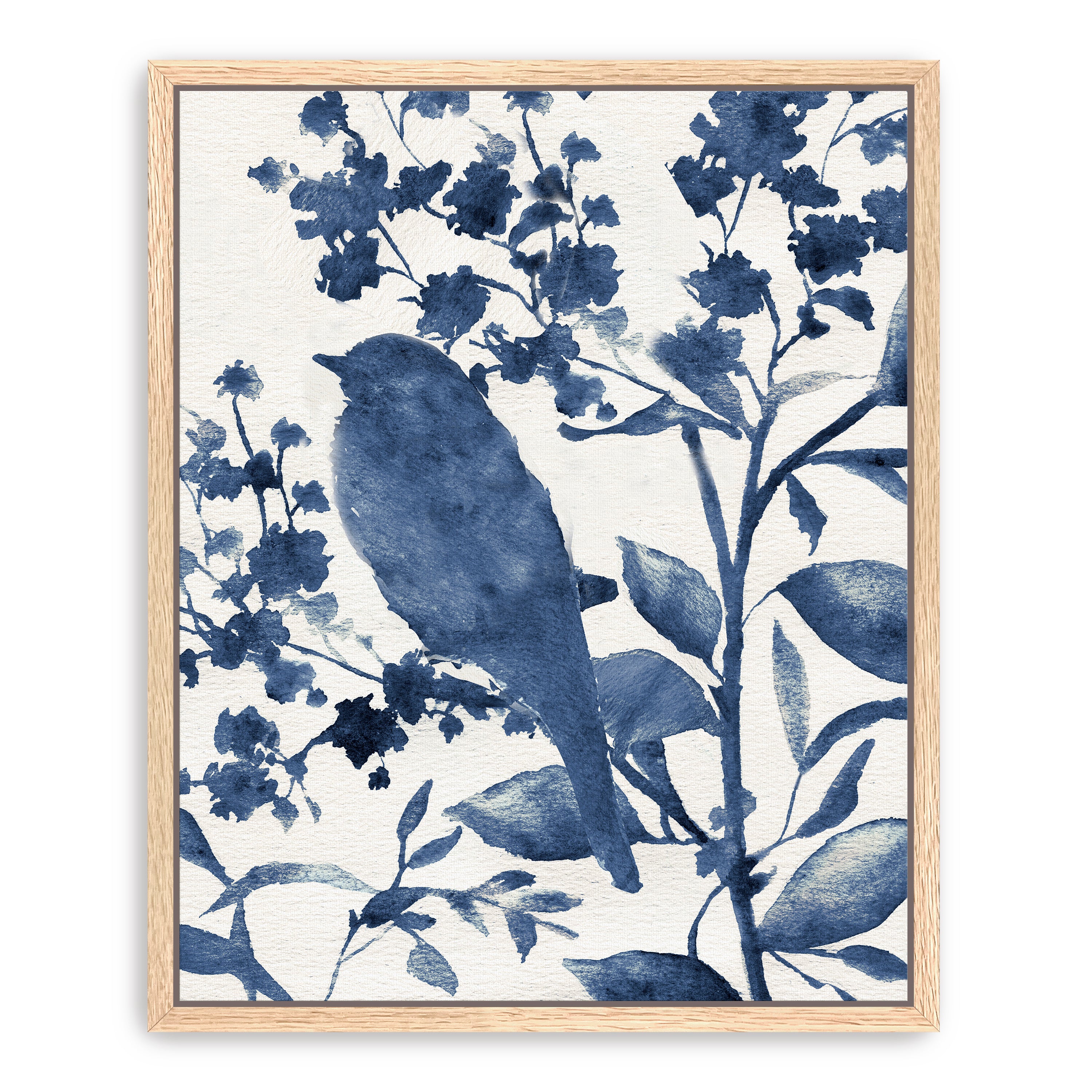 Bluebird Silhouette IV Canvas Giclee