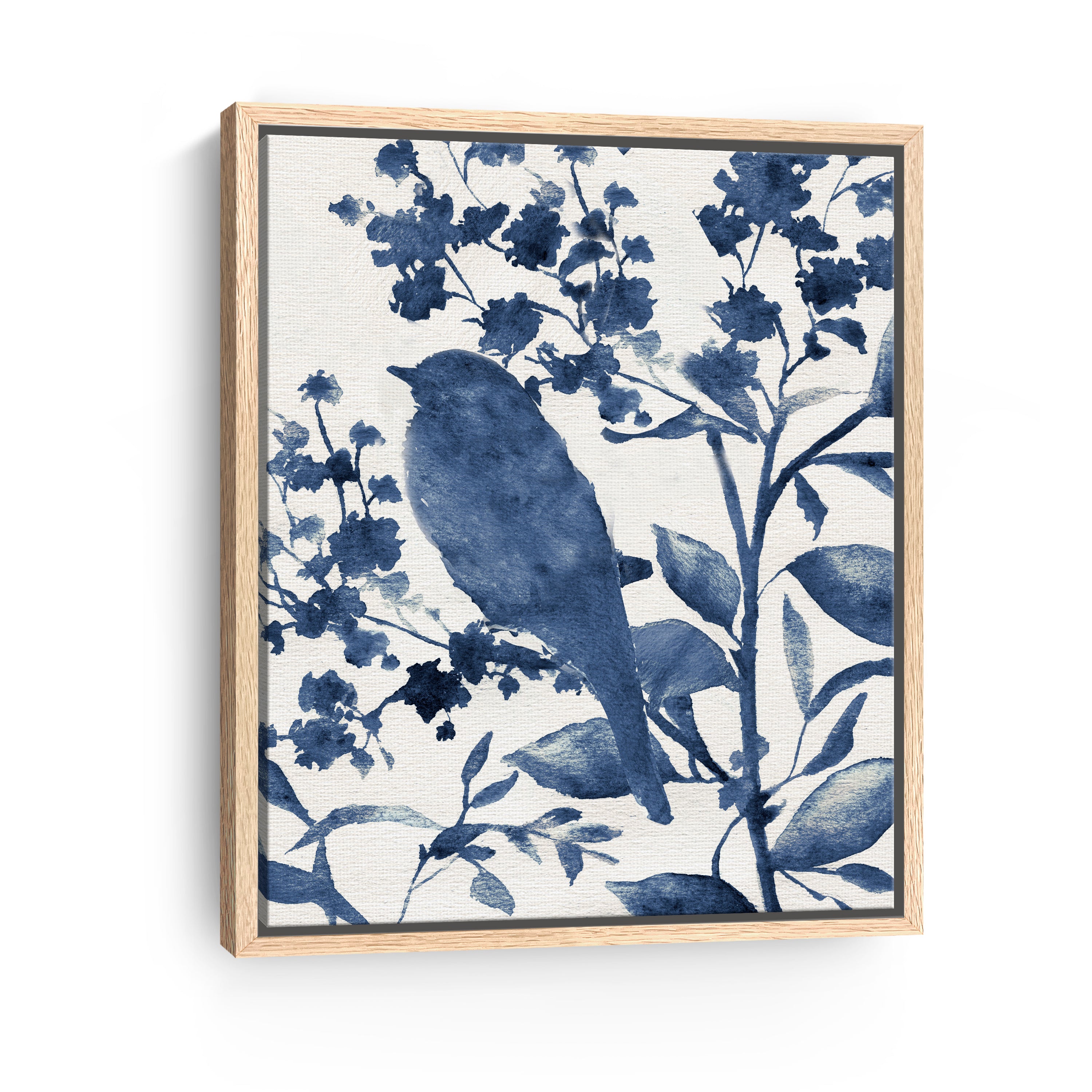 Bluebird Silhouette IV Canvas Giclee