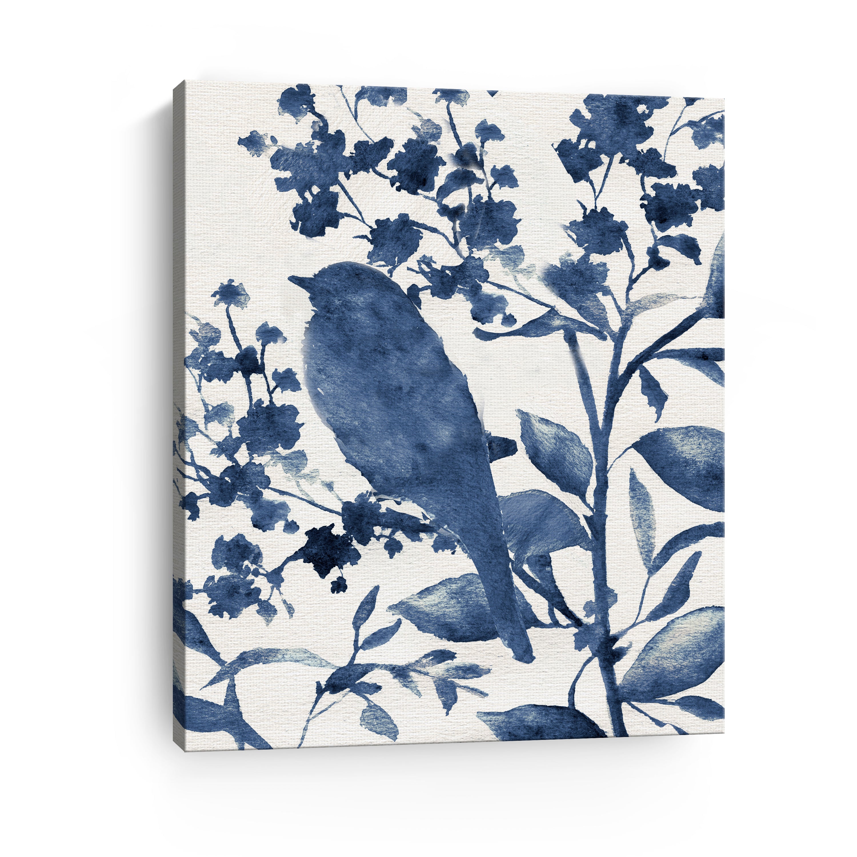 Bluebird Silhouette IV Canvas Giclee