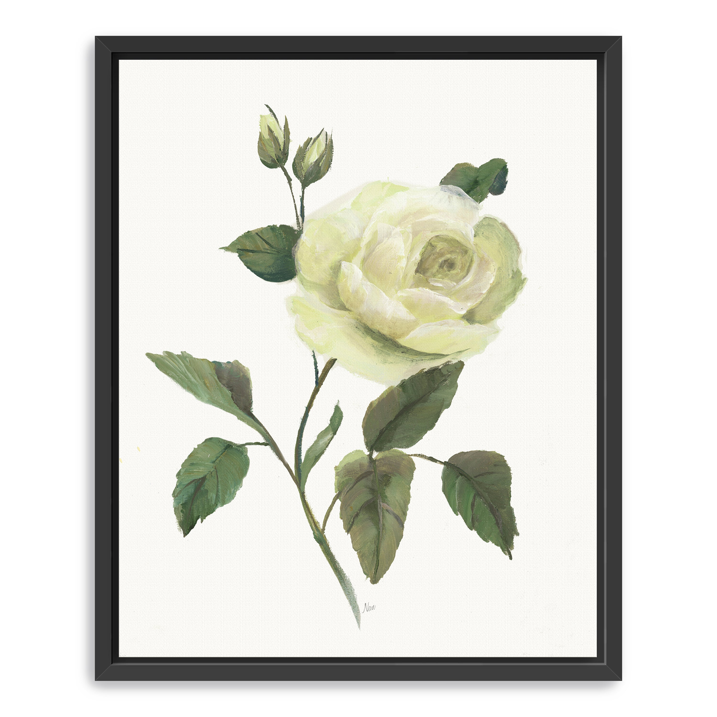 Yellow Rose I Canvas Giclee