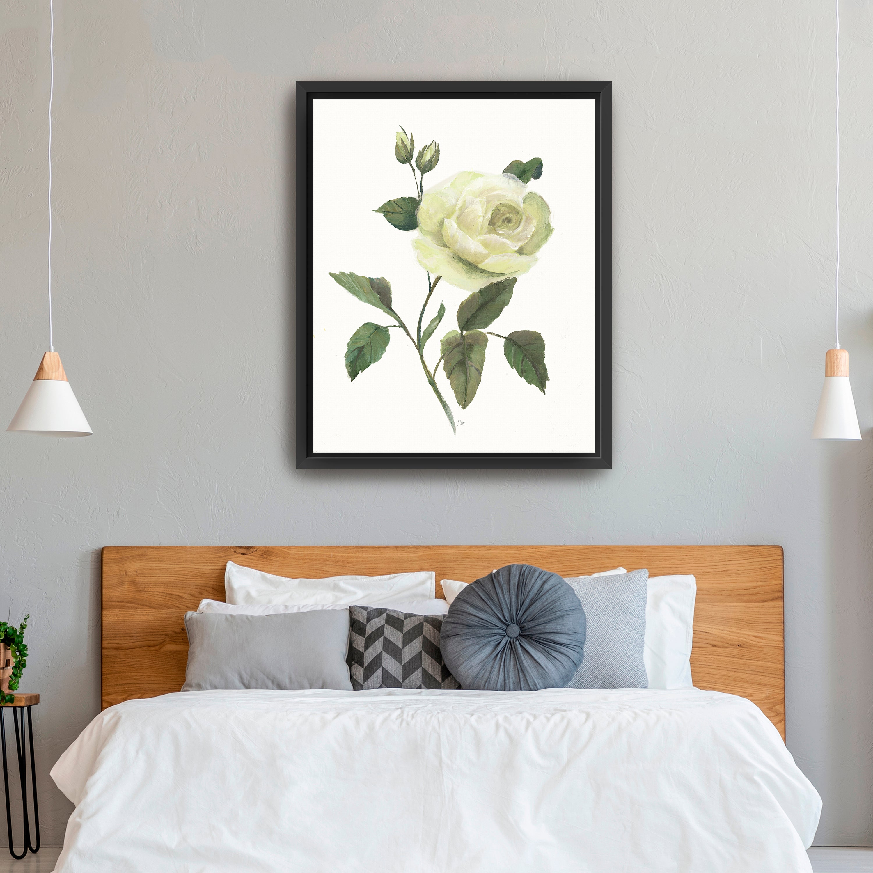 Yellow Rose I Canvas Giclee