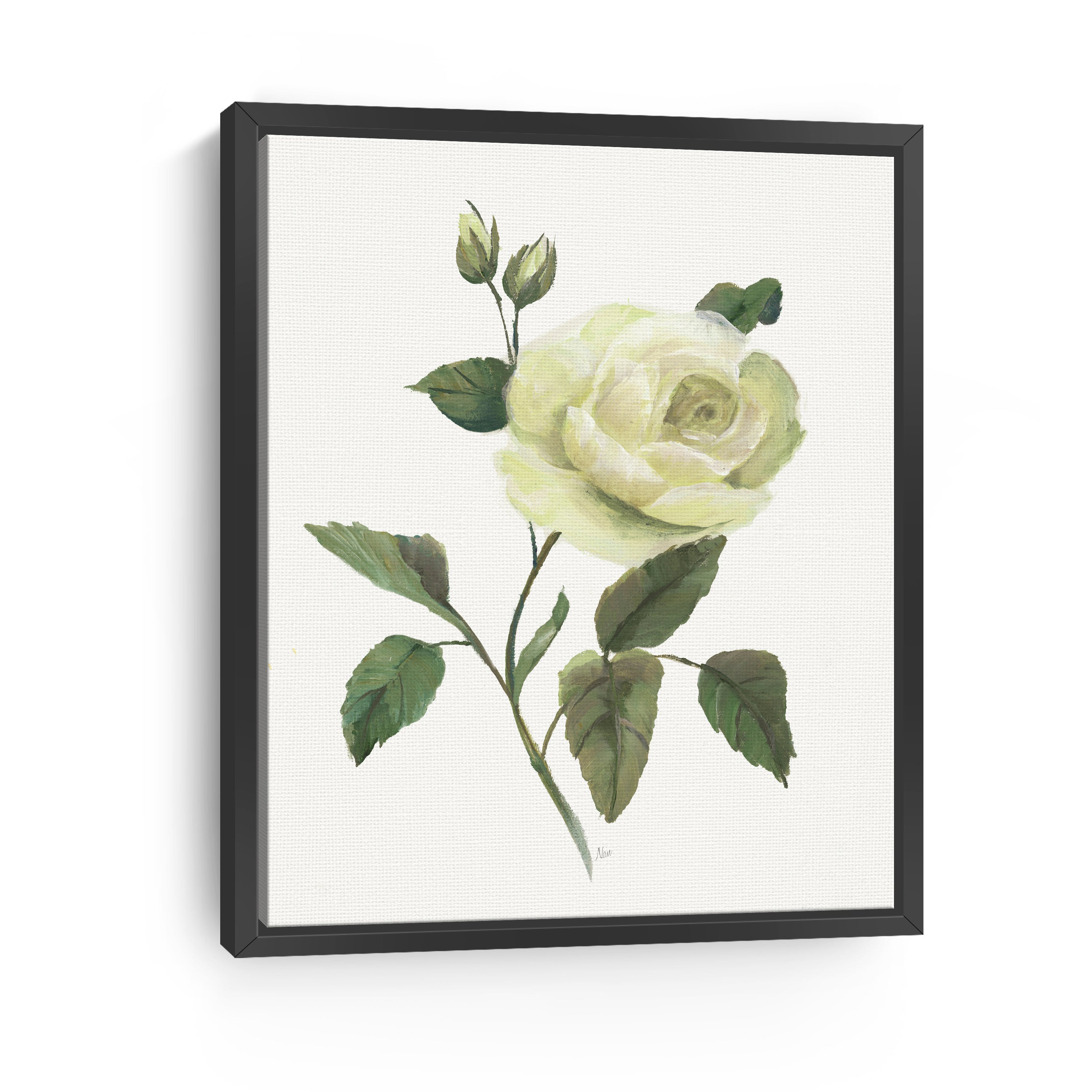Yellow Rose I Canvas Giclee