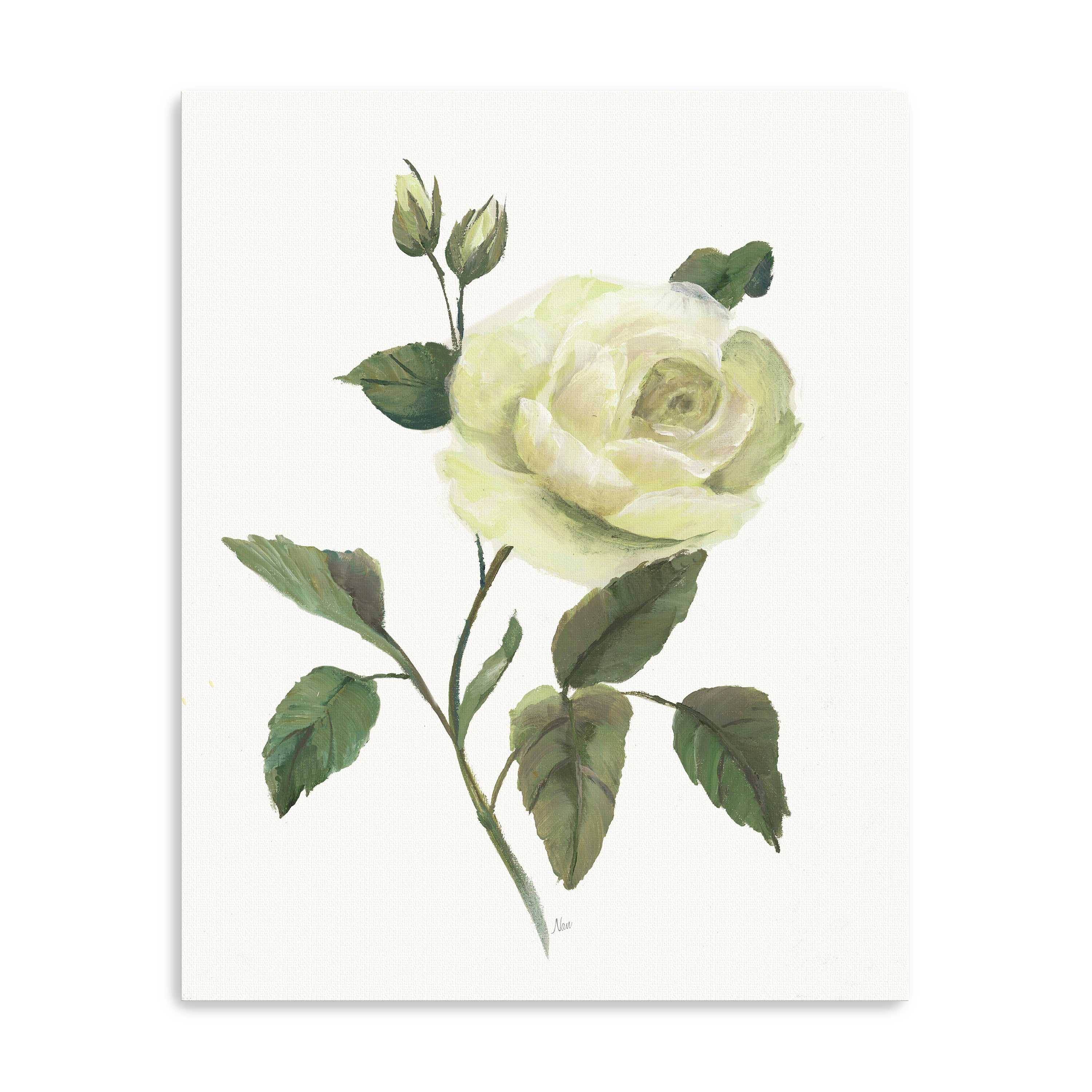 Yellow Rose I Canvas Giclee