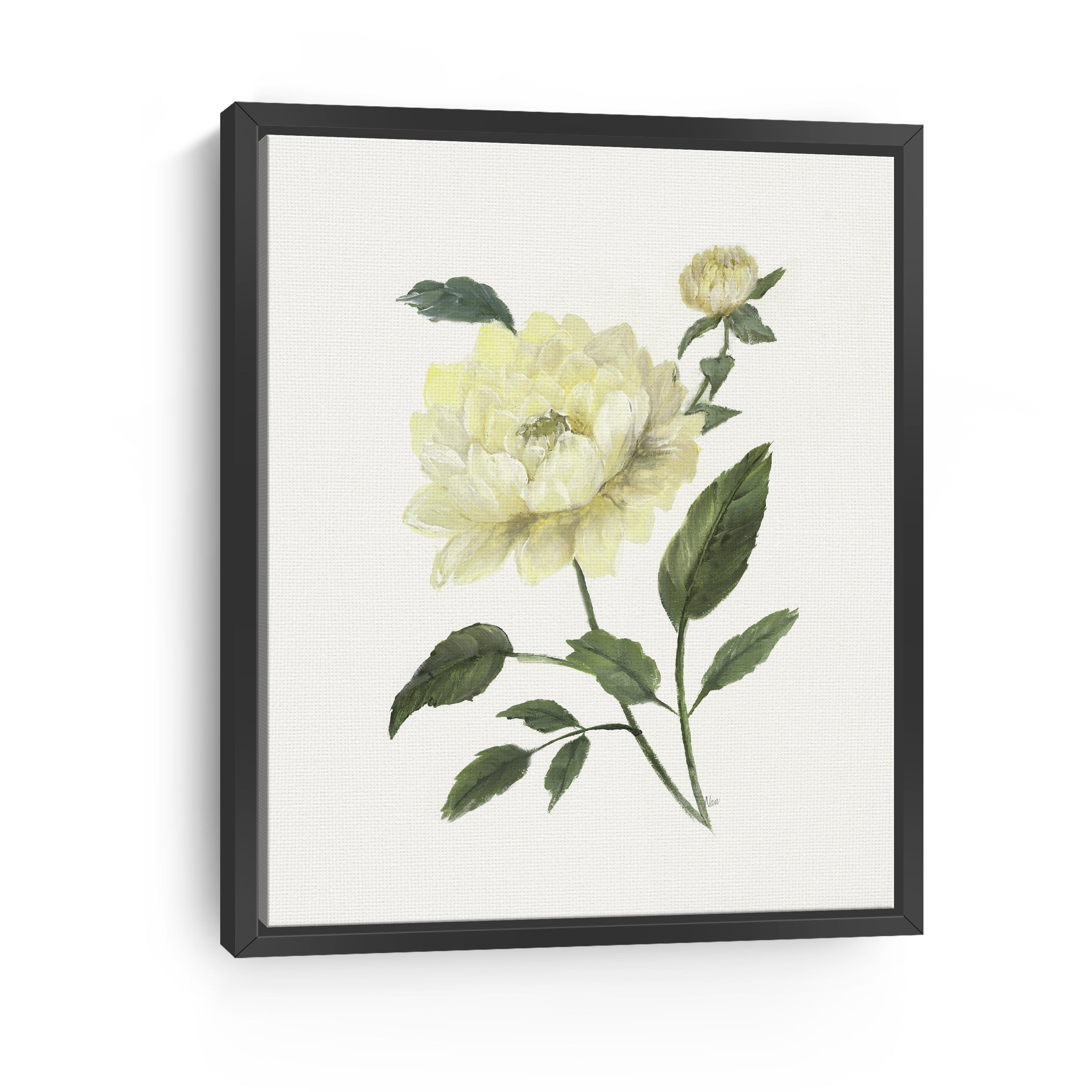 Yellow Rose II Canvas Giclee