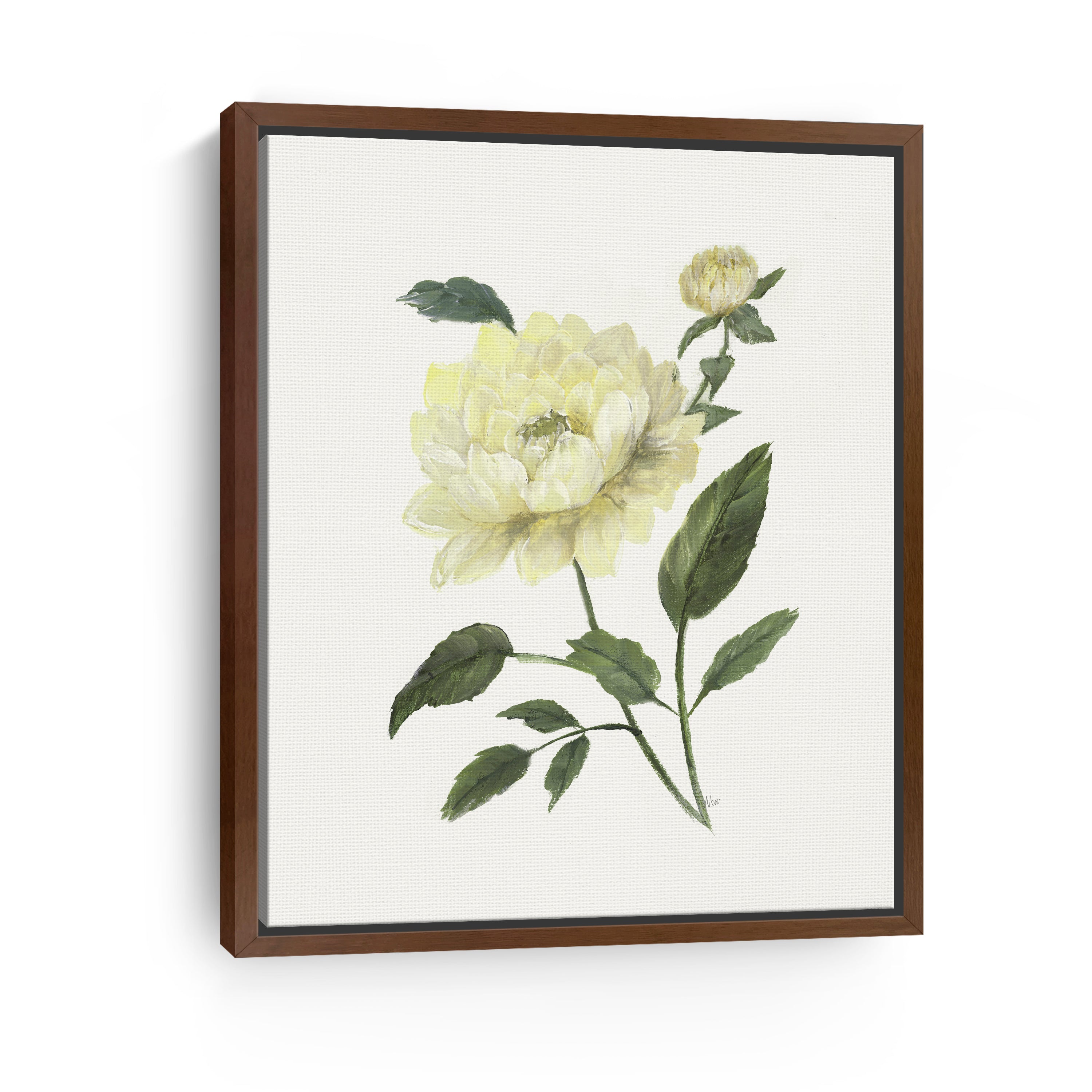 Yellow Rose II Canvas Giclee