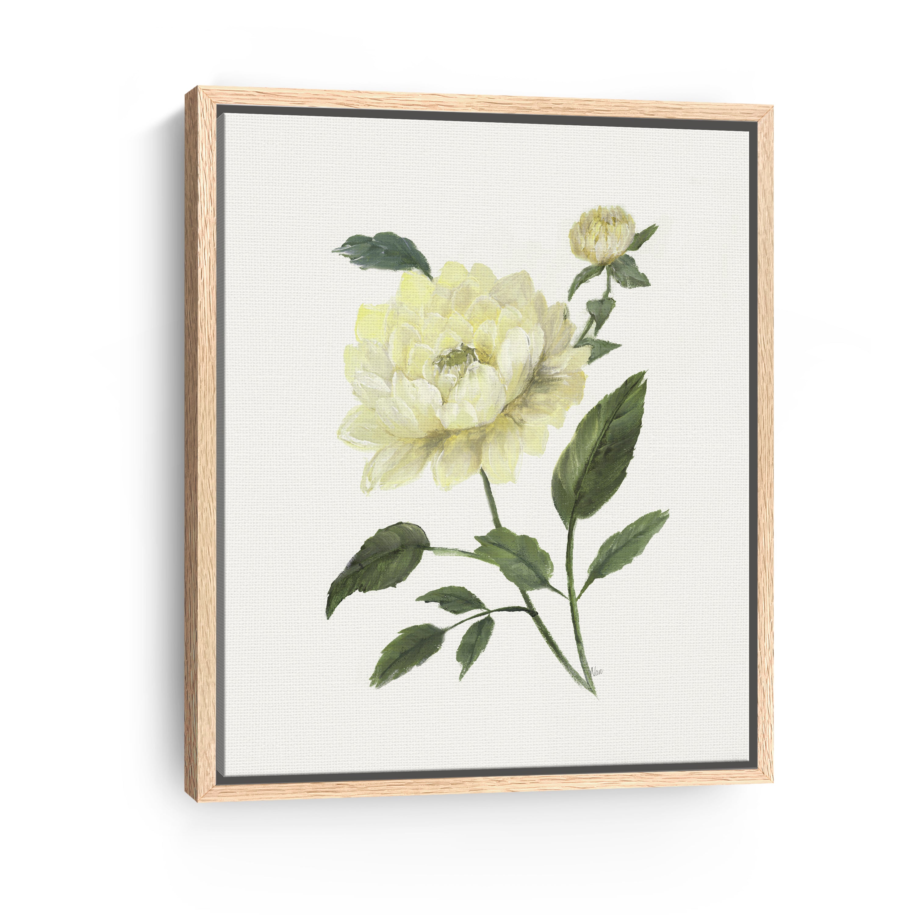 Yellow Rose II Canvas Giclee