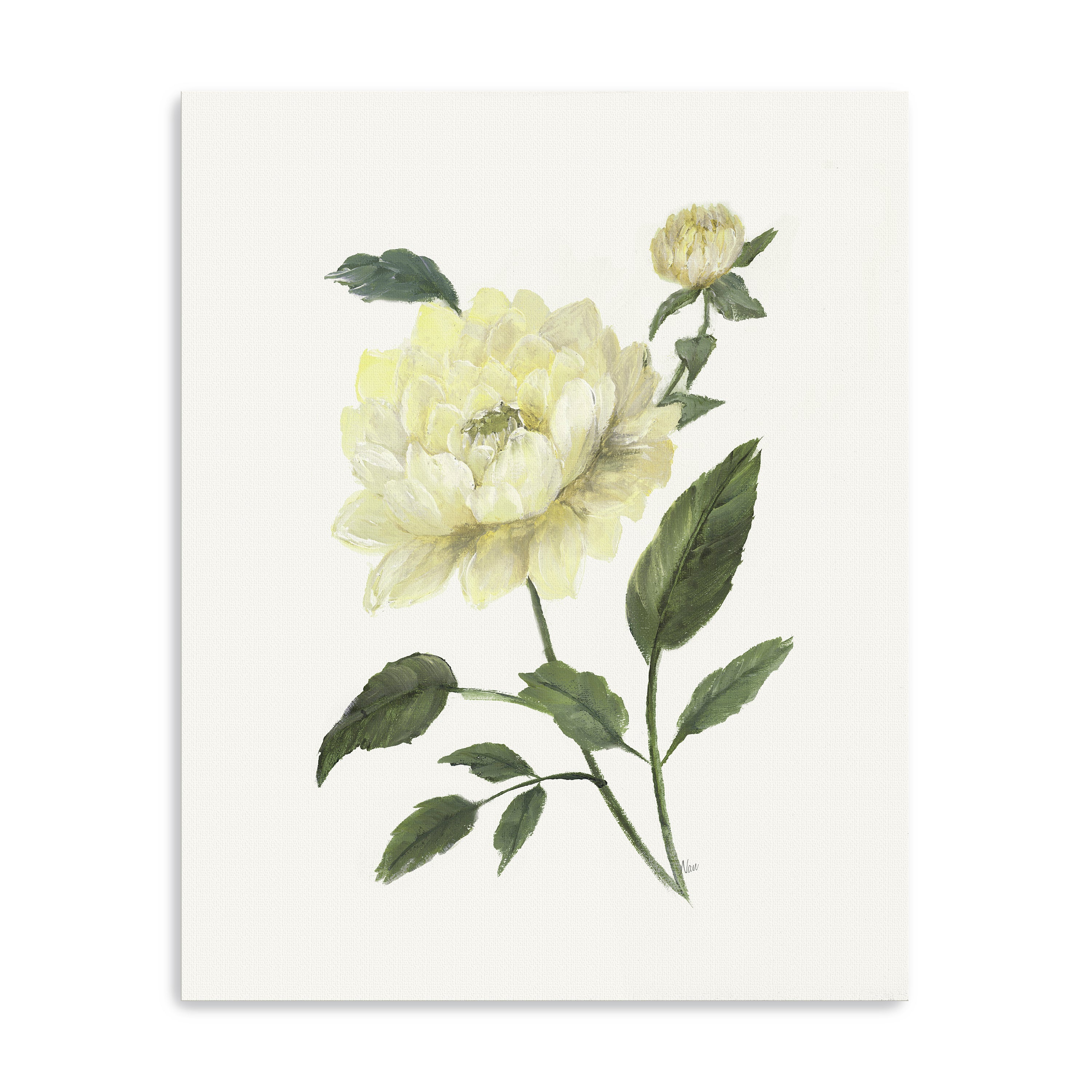 Yellow Rose II Canvas Giclee