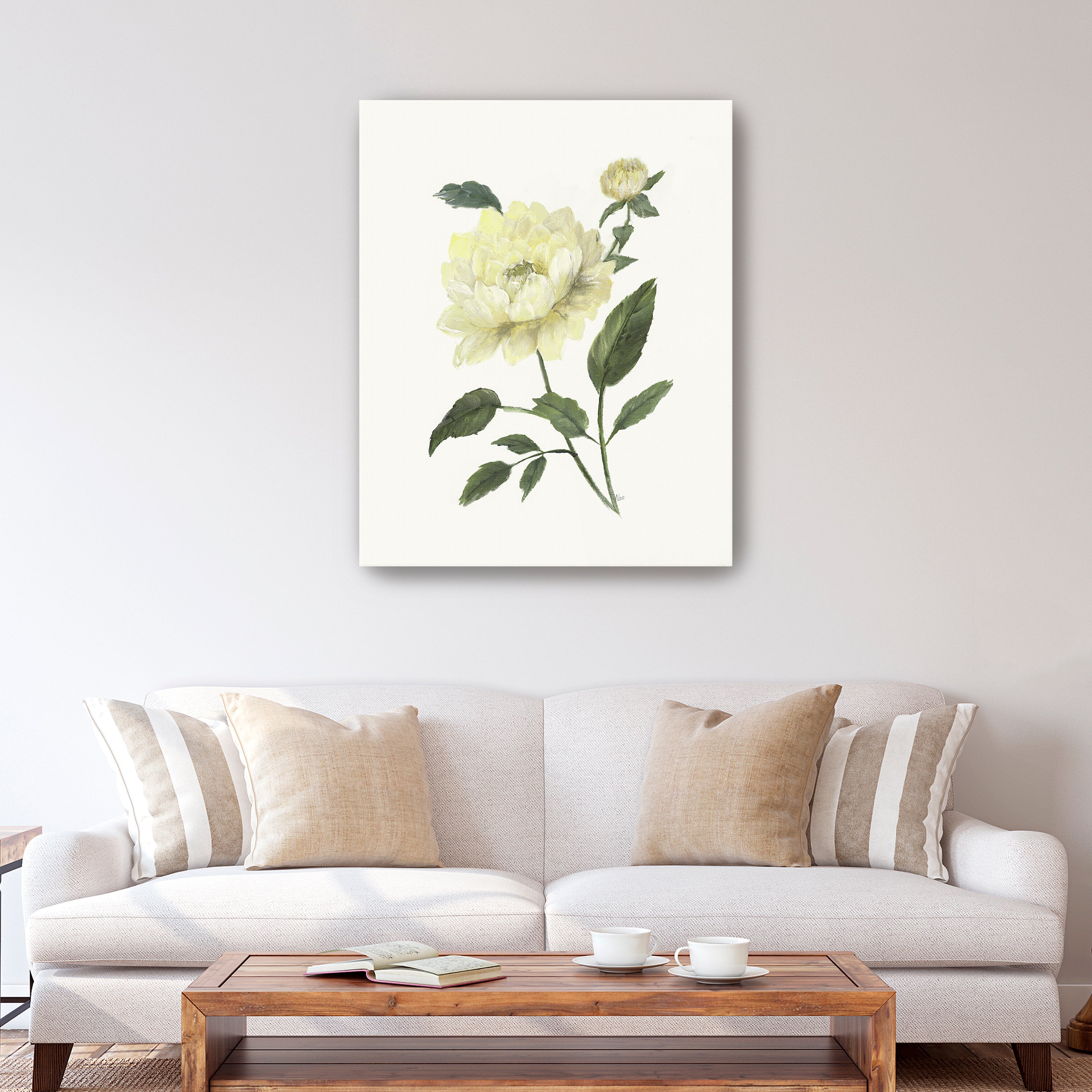 Yellow Rose II Canvas Giclee