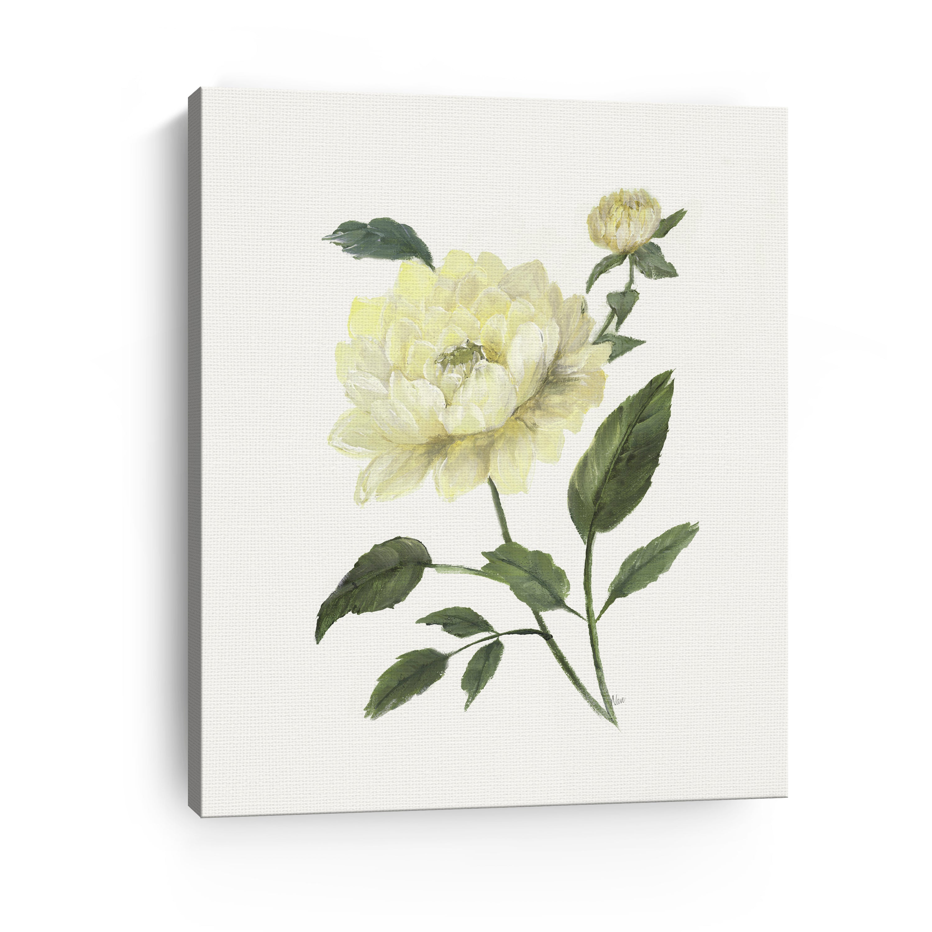 Yellow Rose II Canvas Giclee
