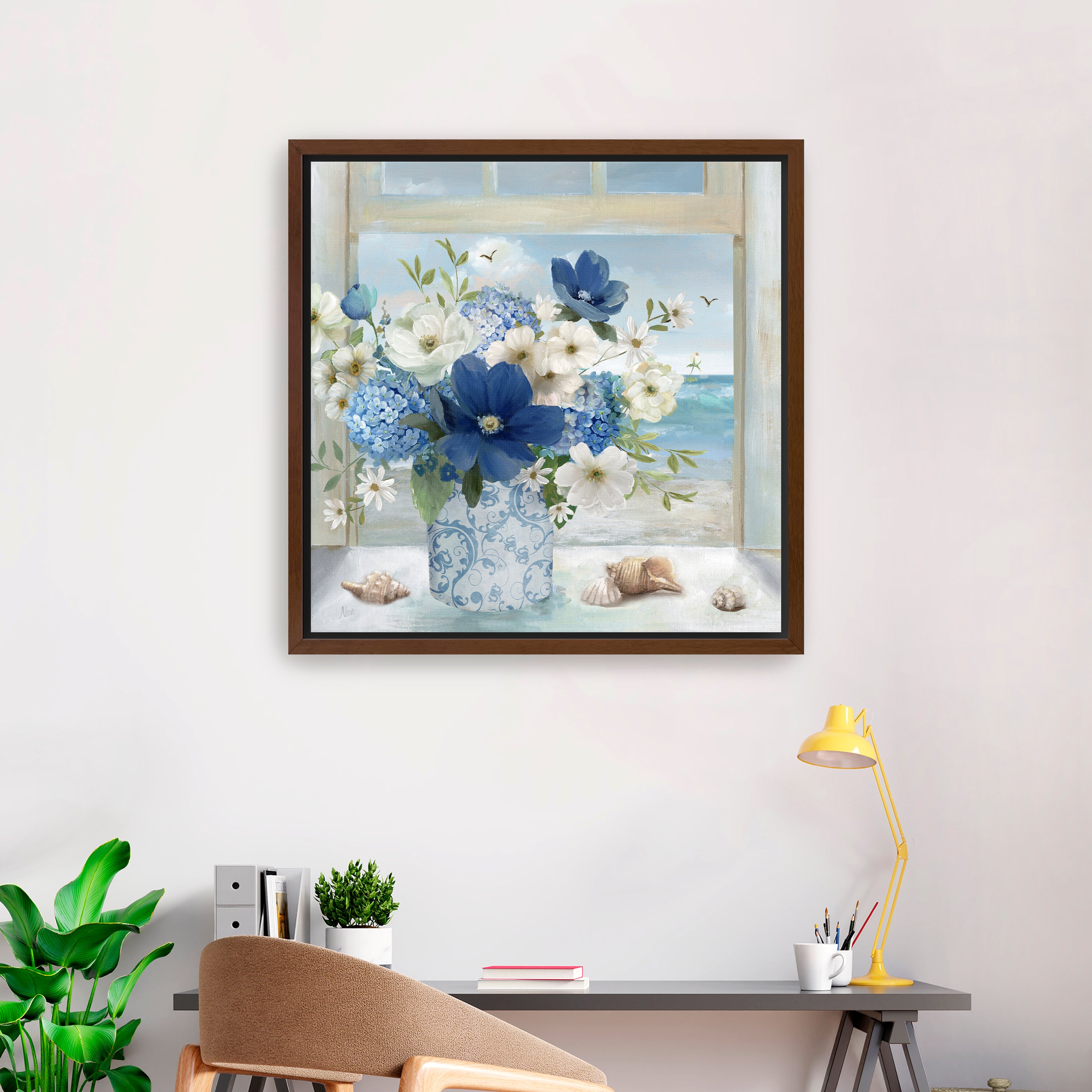 Breezy Coastal Arrangement Canvas Giclee