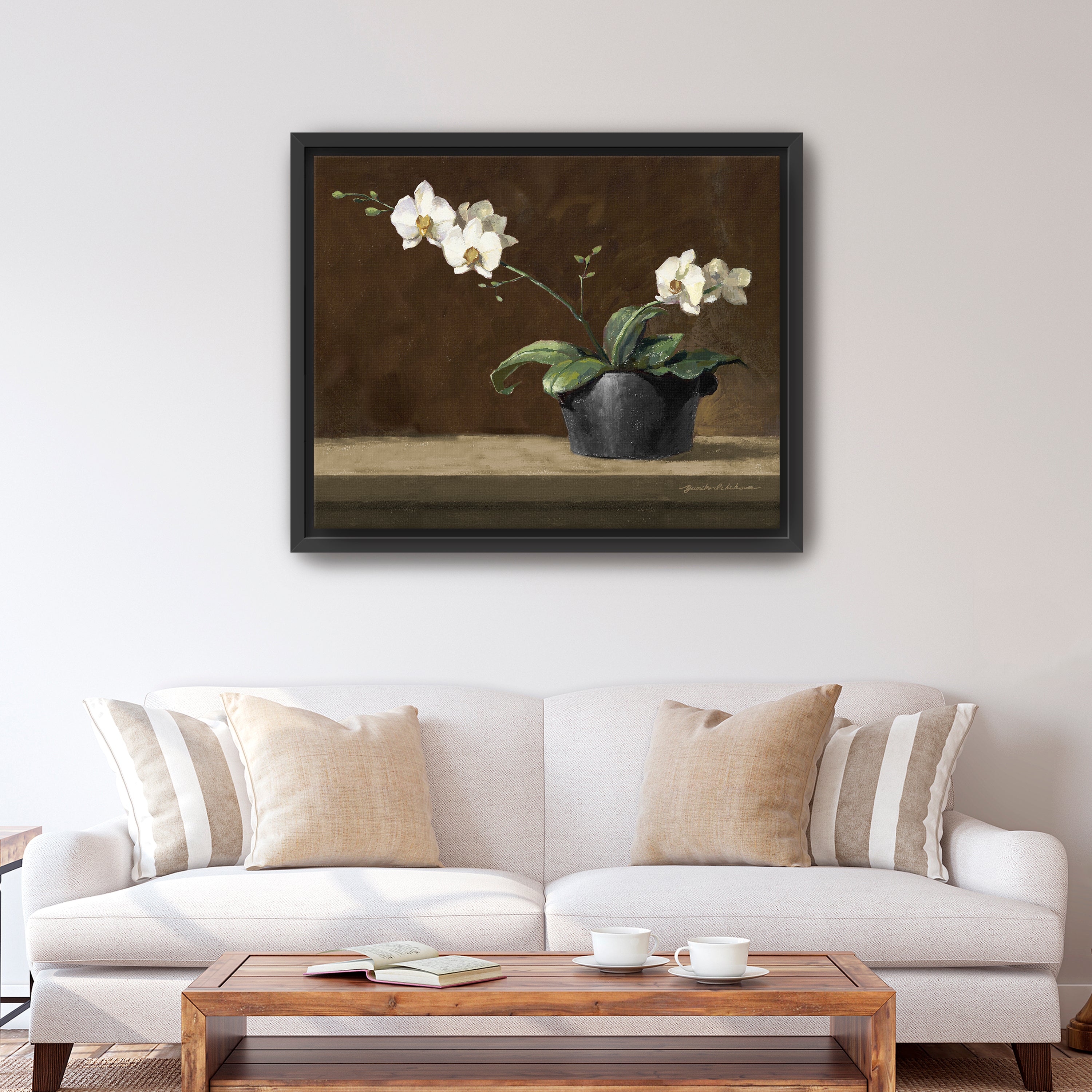 Orchid Still Life Canvas Giclee