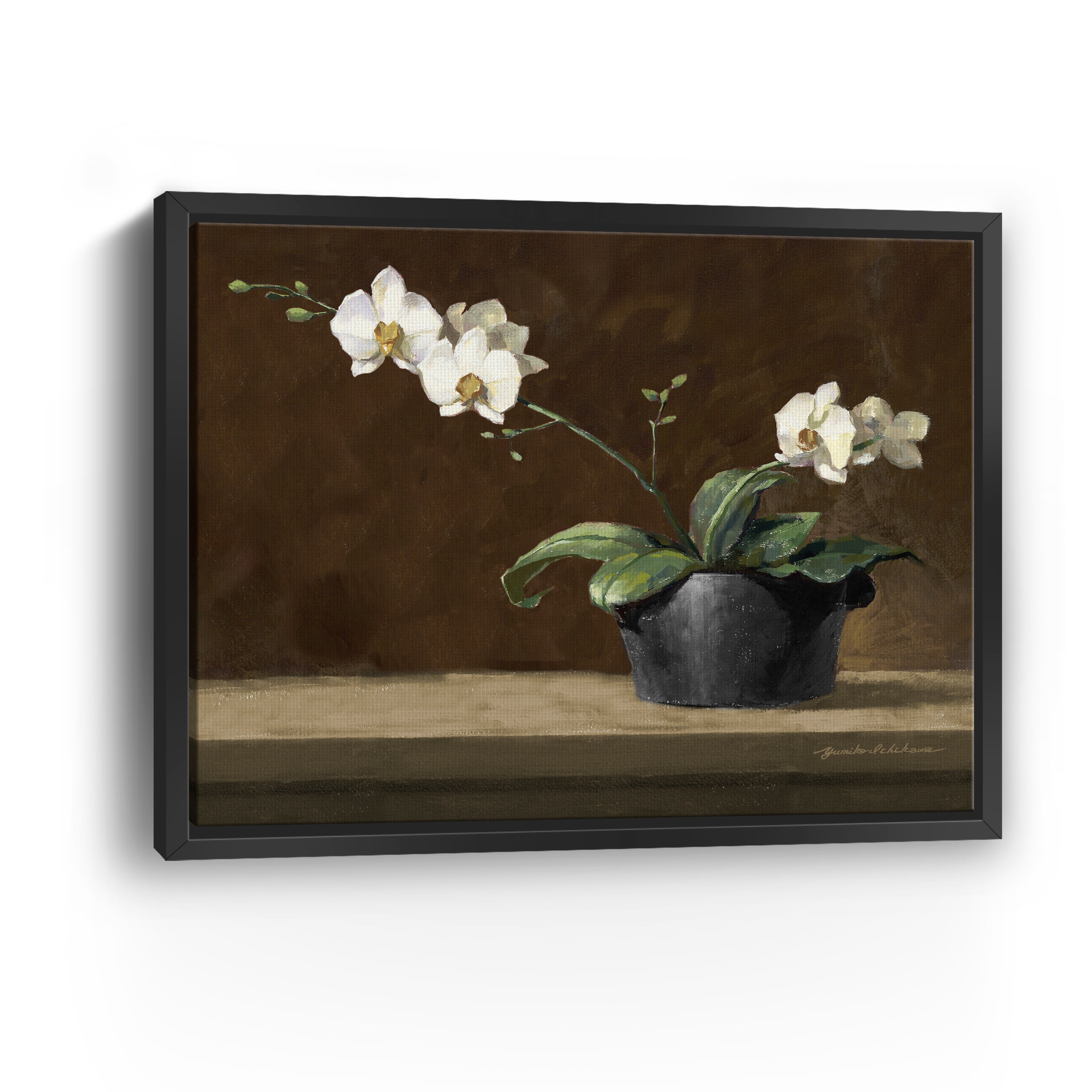 Orchid Still Life Canvas Giclee