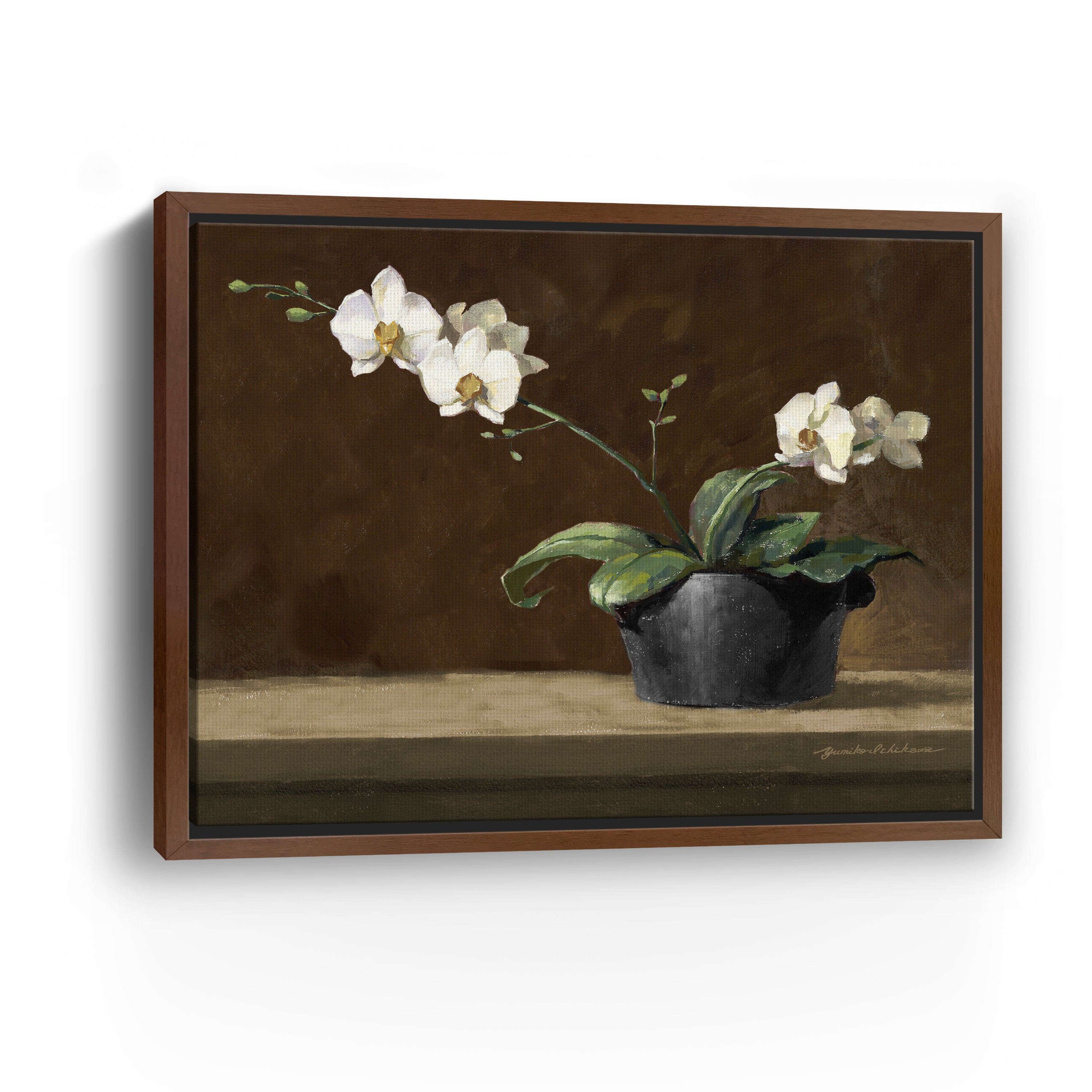 Orchid Still Life Canvas Giclee