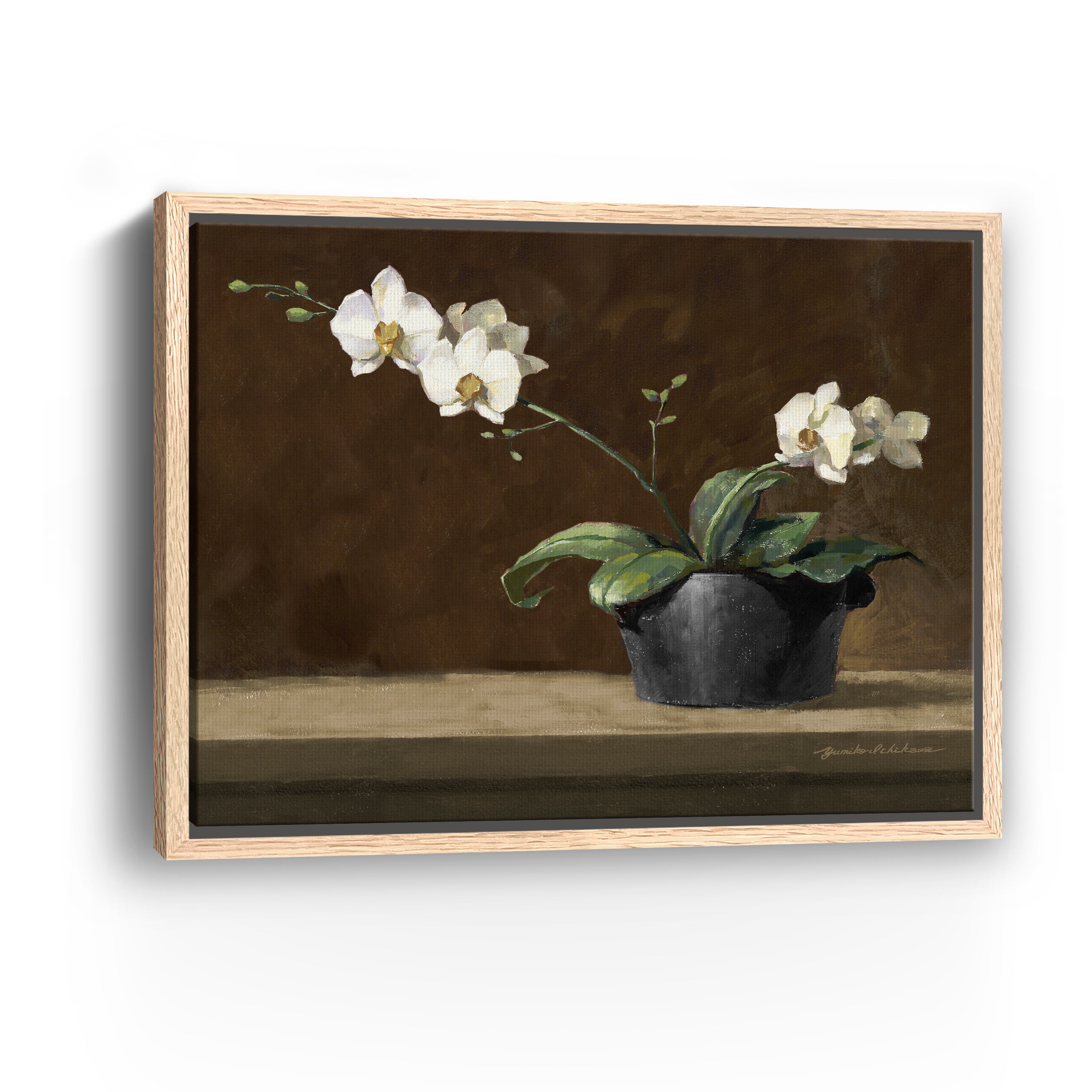 Orchid Still Life Canvas Giclee