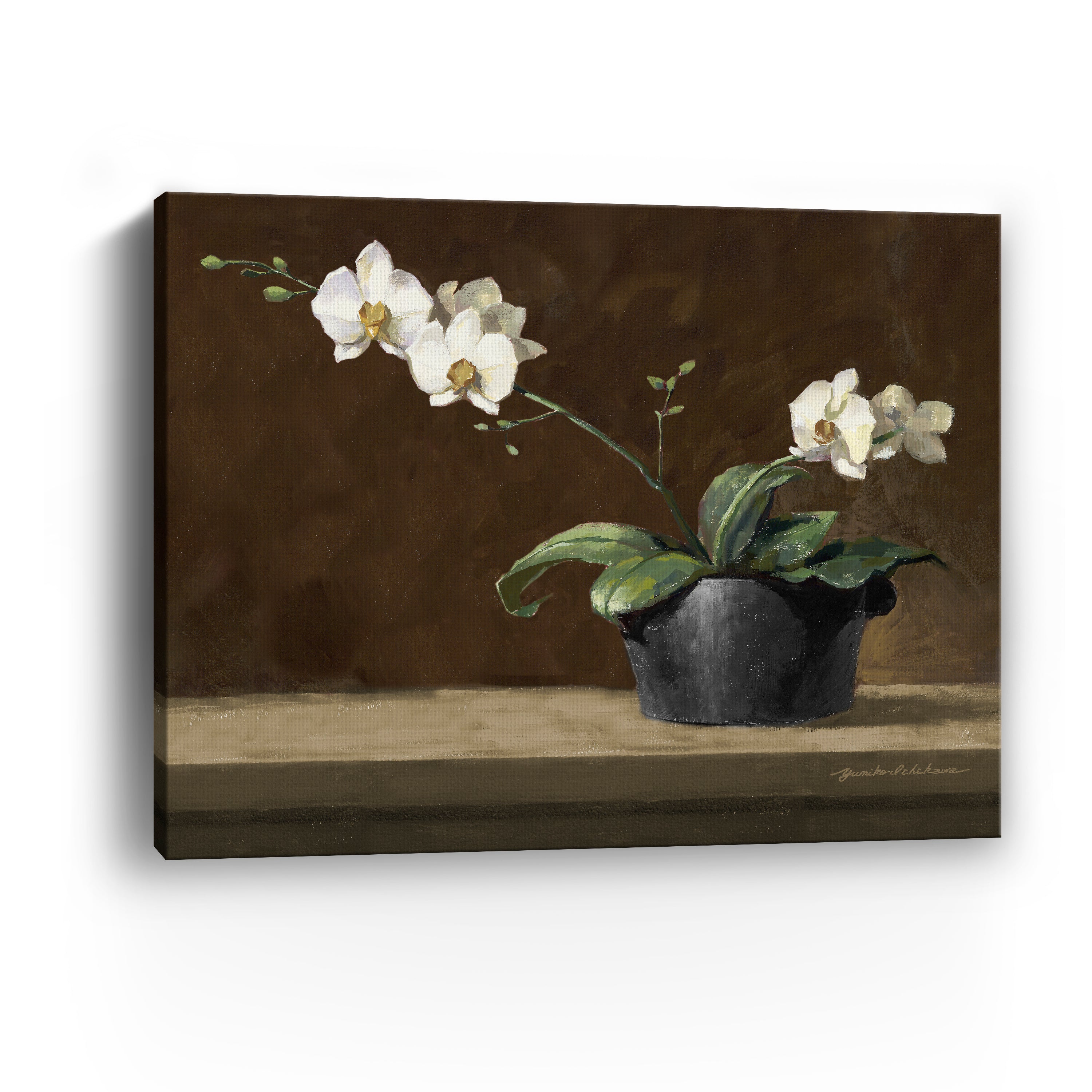 Orchid Still Life Canvas Giclee