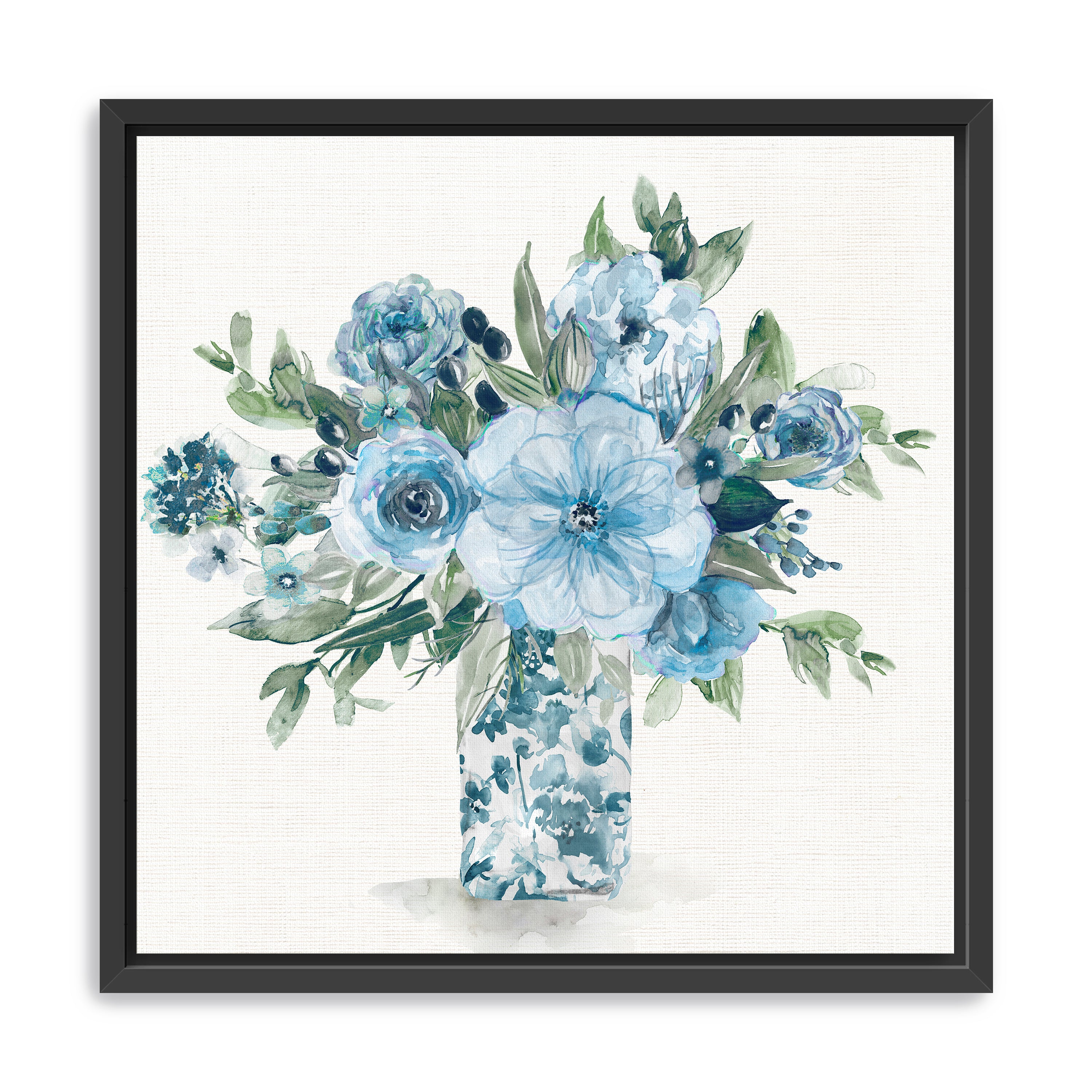 Cerulean Whispers II Canvas Giclee