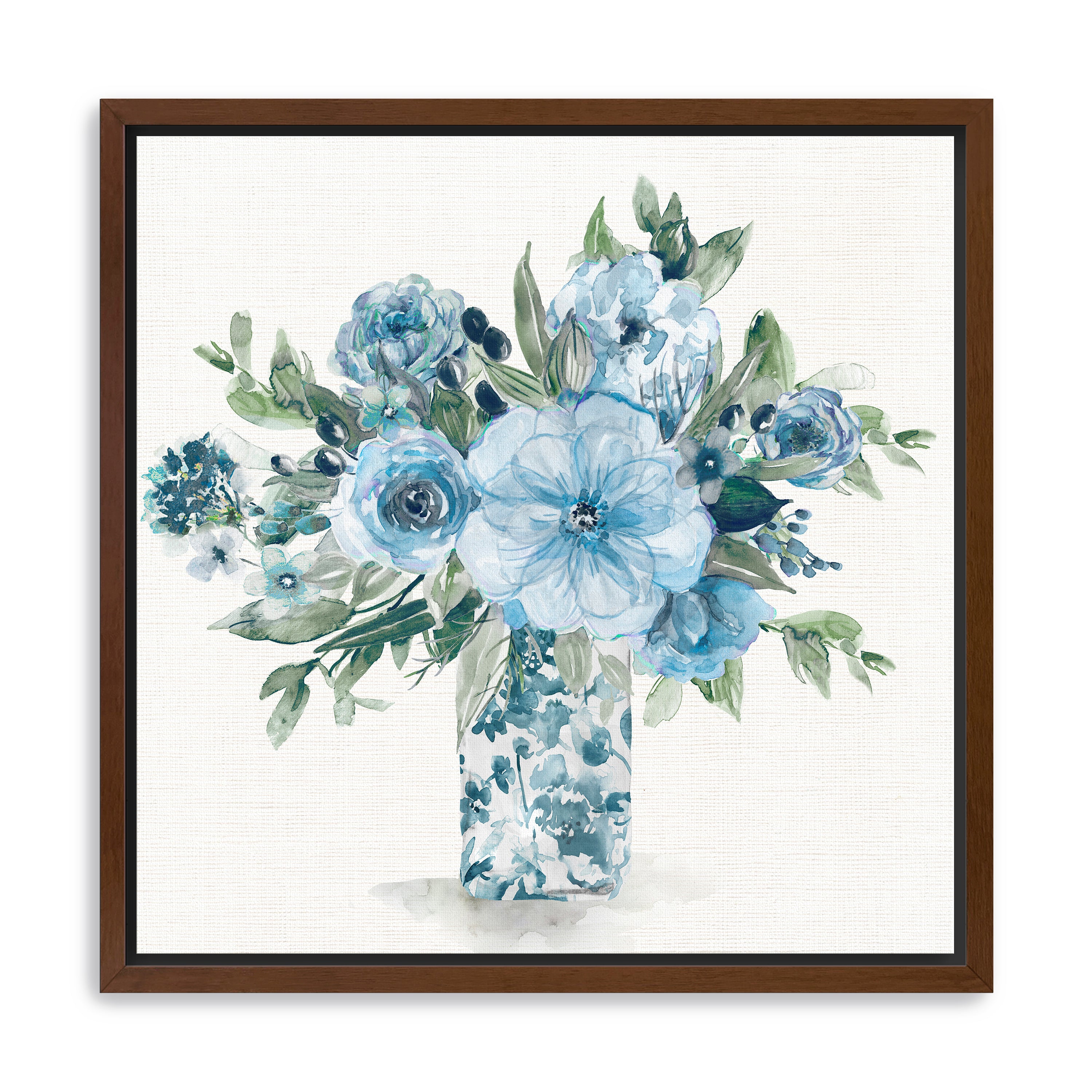 Cerulean Whispers II Canvas Giclee