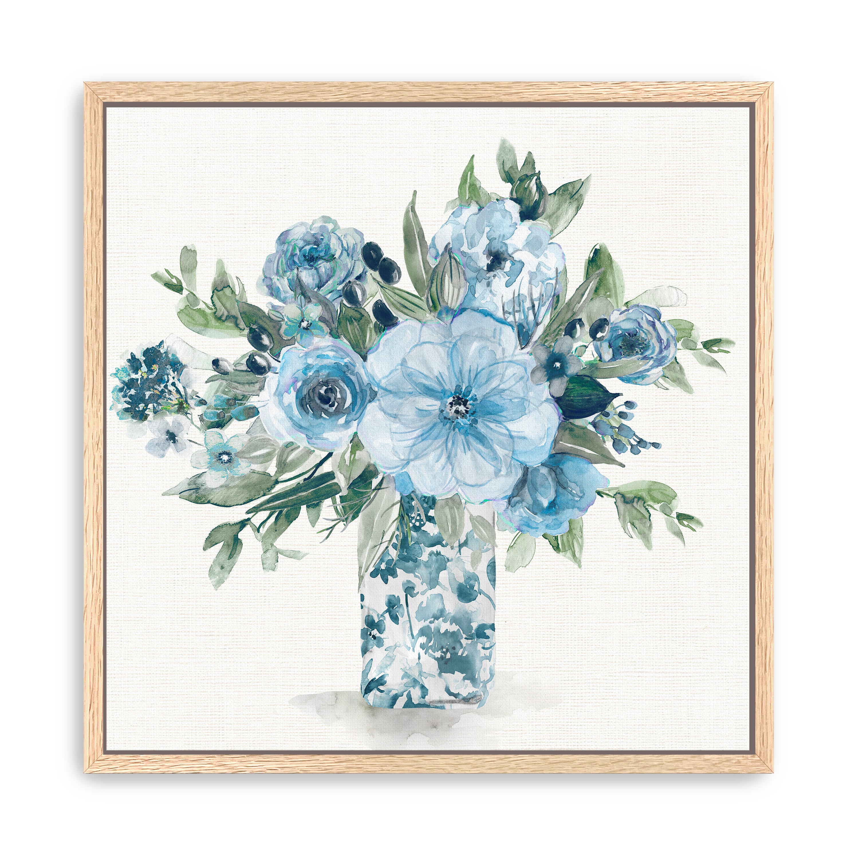 Cerulean Whispers II Canvas Giclee