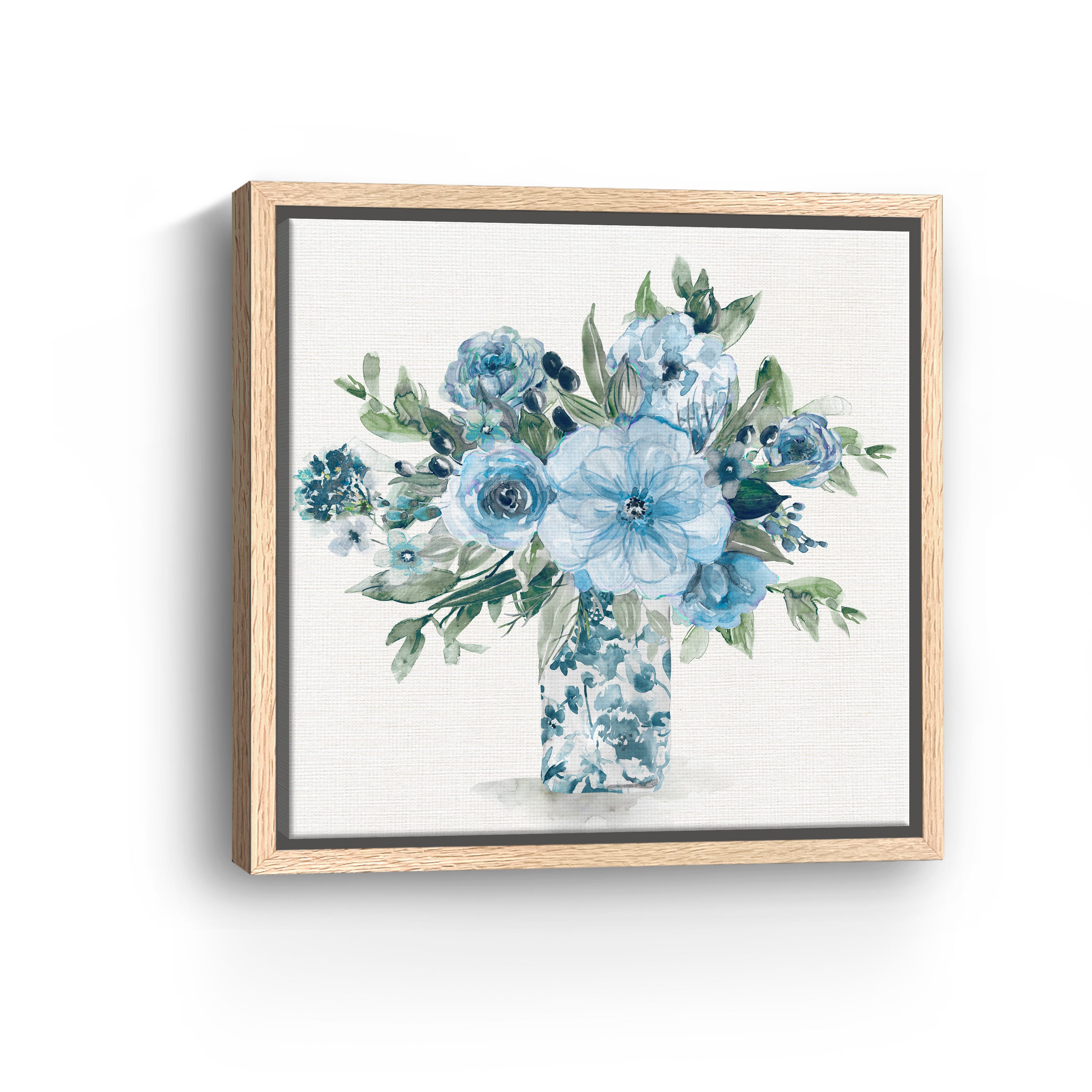 Cerulean Whispers II Canvas Giclee