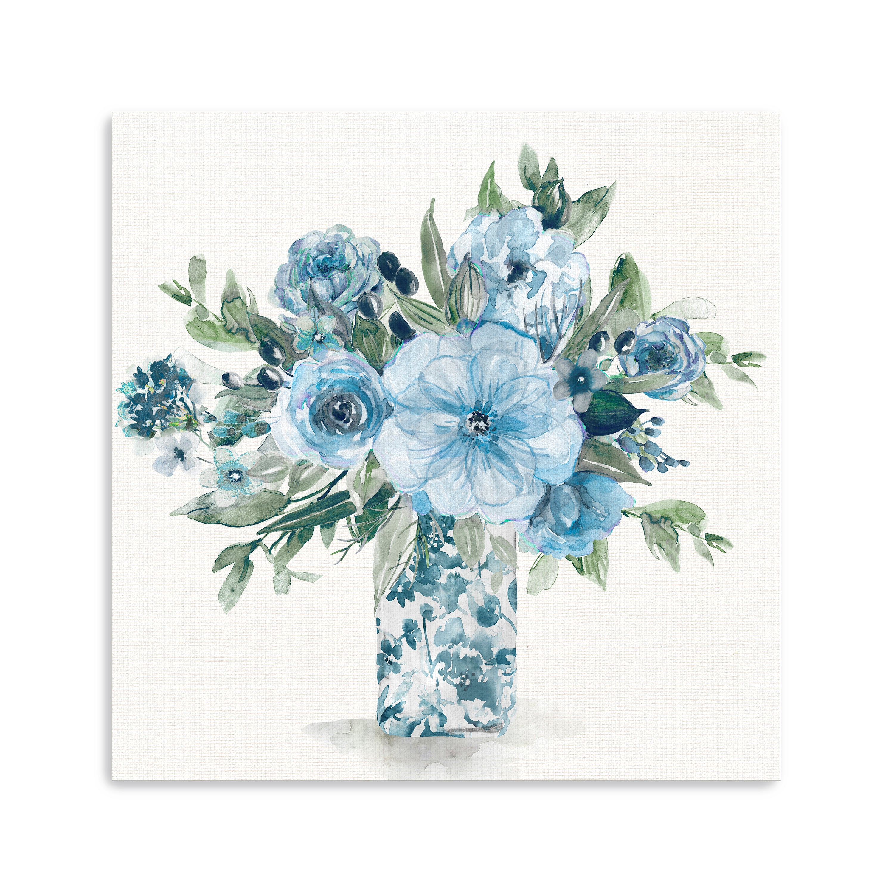 Cerulean Whispers II Canvas Giclee