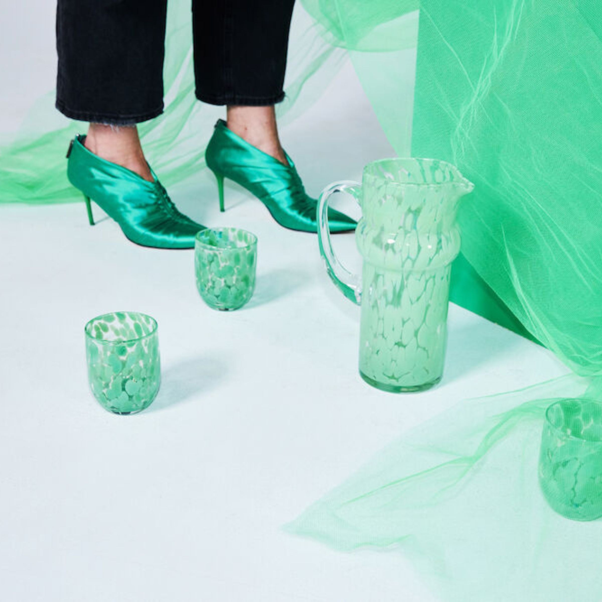 Confetti Jug, 50oz in Green