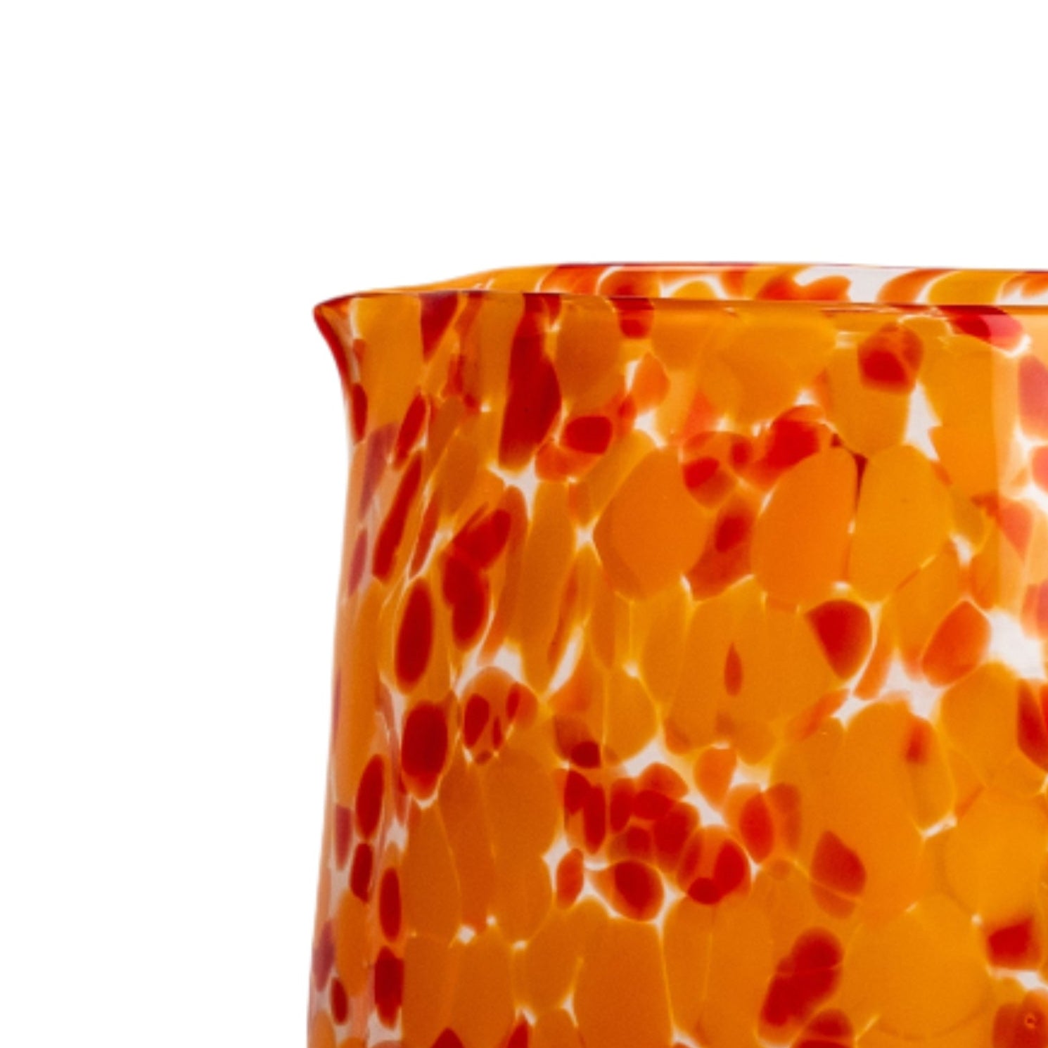 Confetti Pitcher in Red/Orange