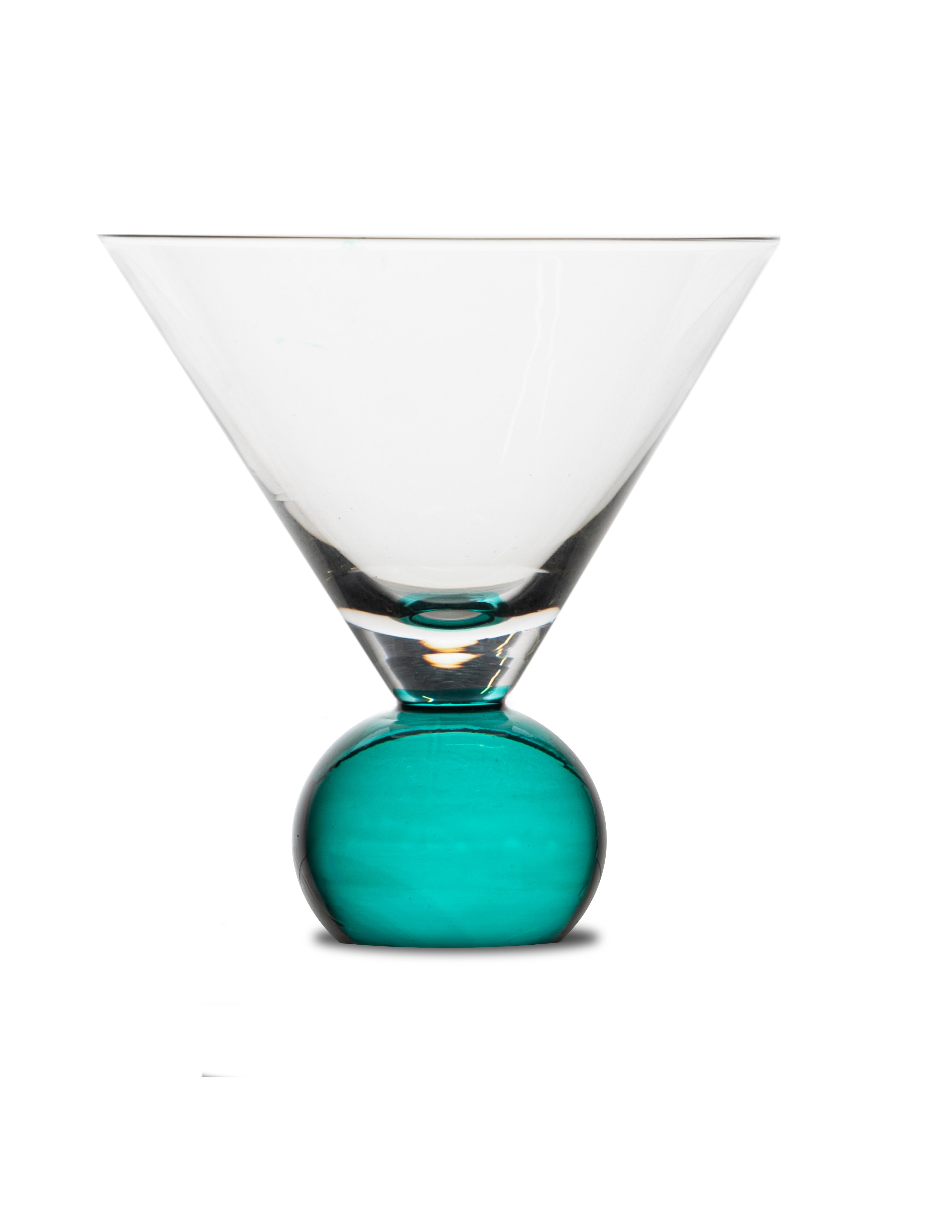 Spice Martini Glasses, Set of 4, Green