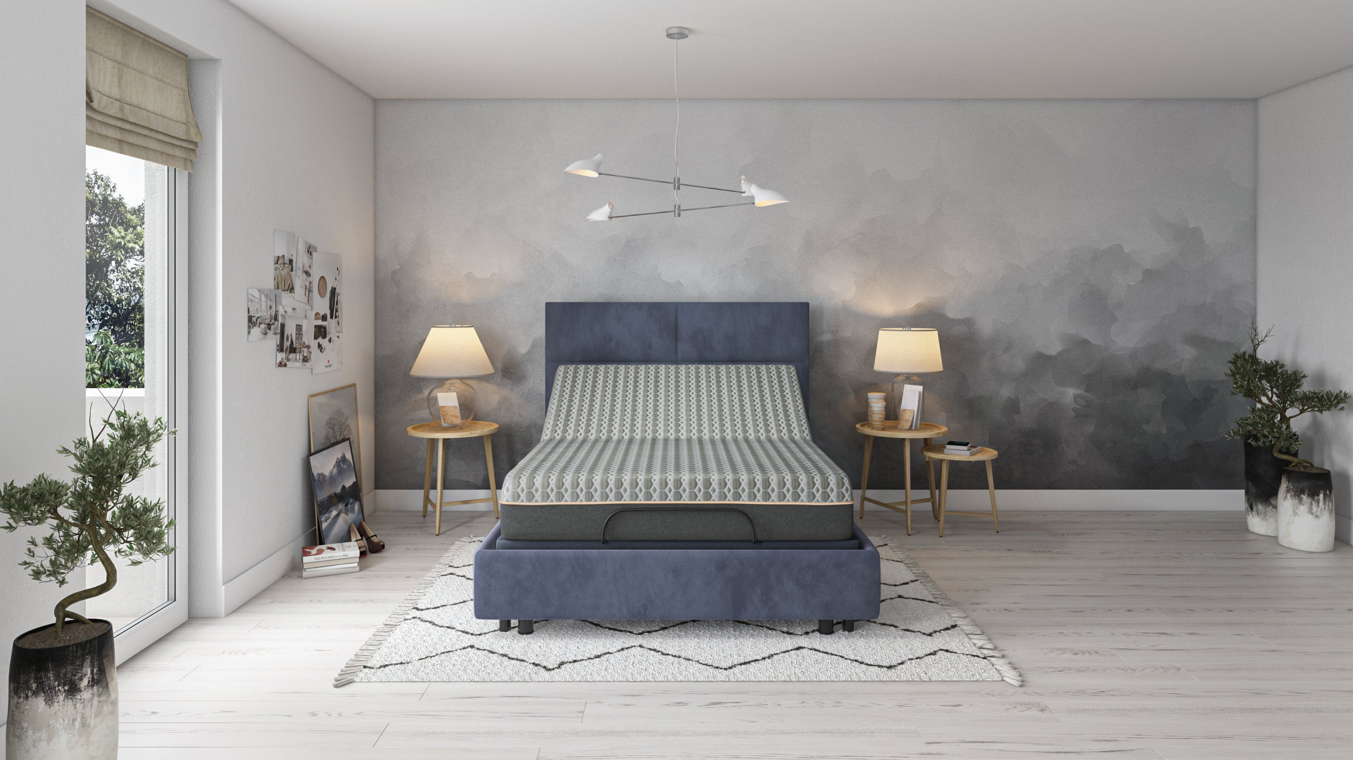 BedTech Copper Lux Hybrid 12" Mattress With Copper Infused Contouring Memory Comfort Layer and Supportive Coil System
