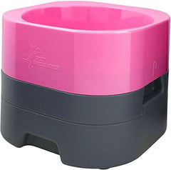 Pet-Weighter-Elevated-Raised-Weighted-No-Spill-Non-Slip-Fillable-Easy-Clean-Water-And-Food-Large-Dog-Bowl-For-Large-Dogs-And-Cats-Hot-Pink-Home-Goods
