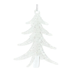 Sparkle Glass Pine Tree Ornament (Set of 6)