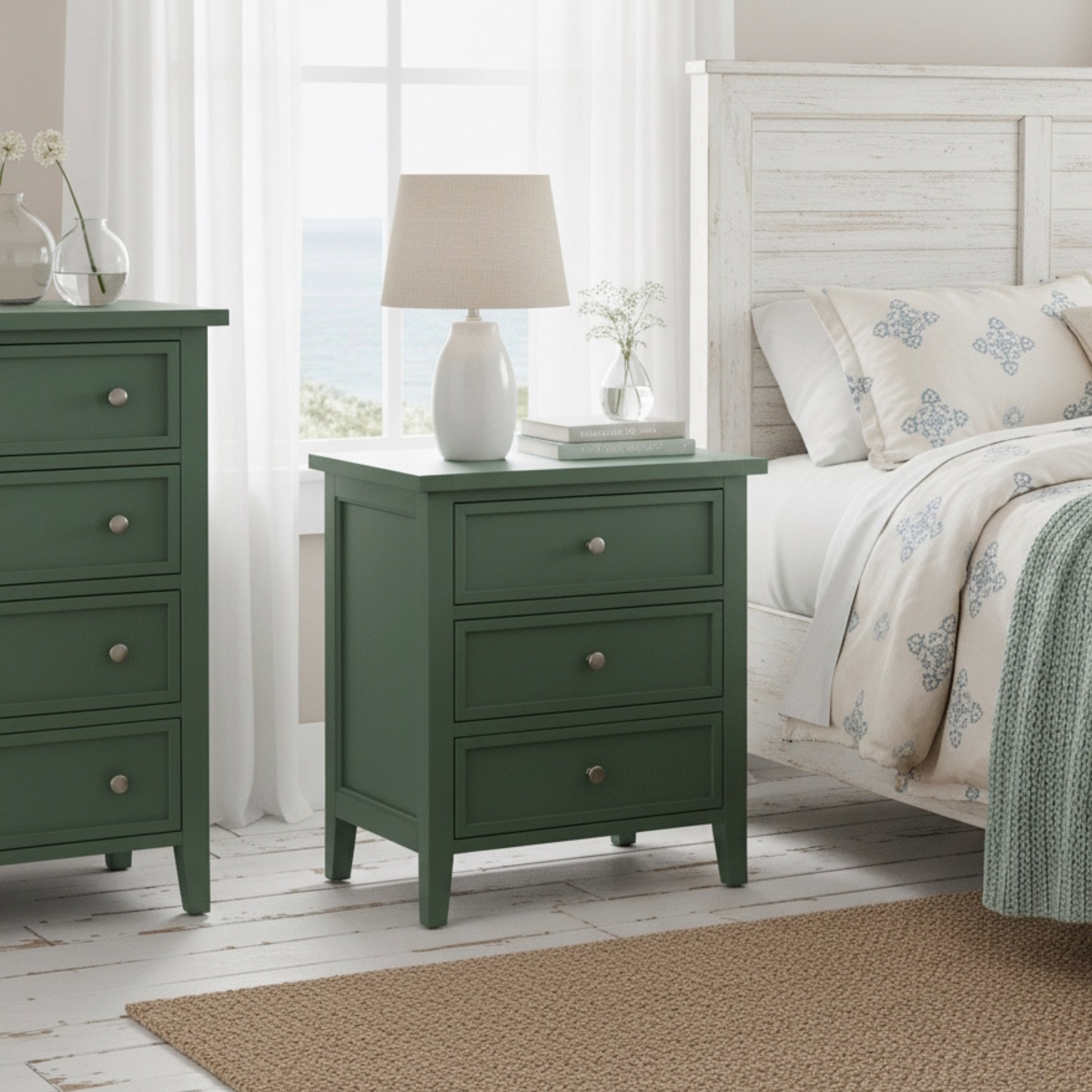 Luca 3-Drawer Nightstand